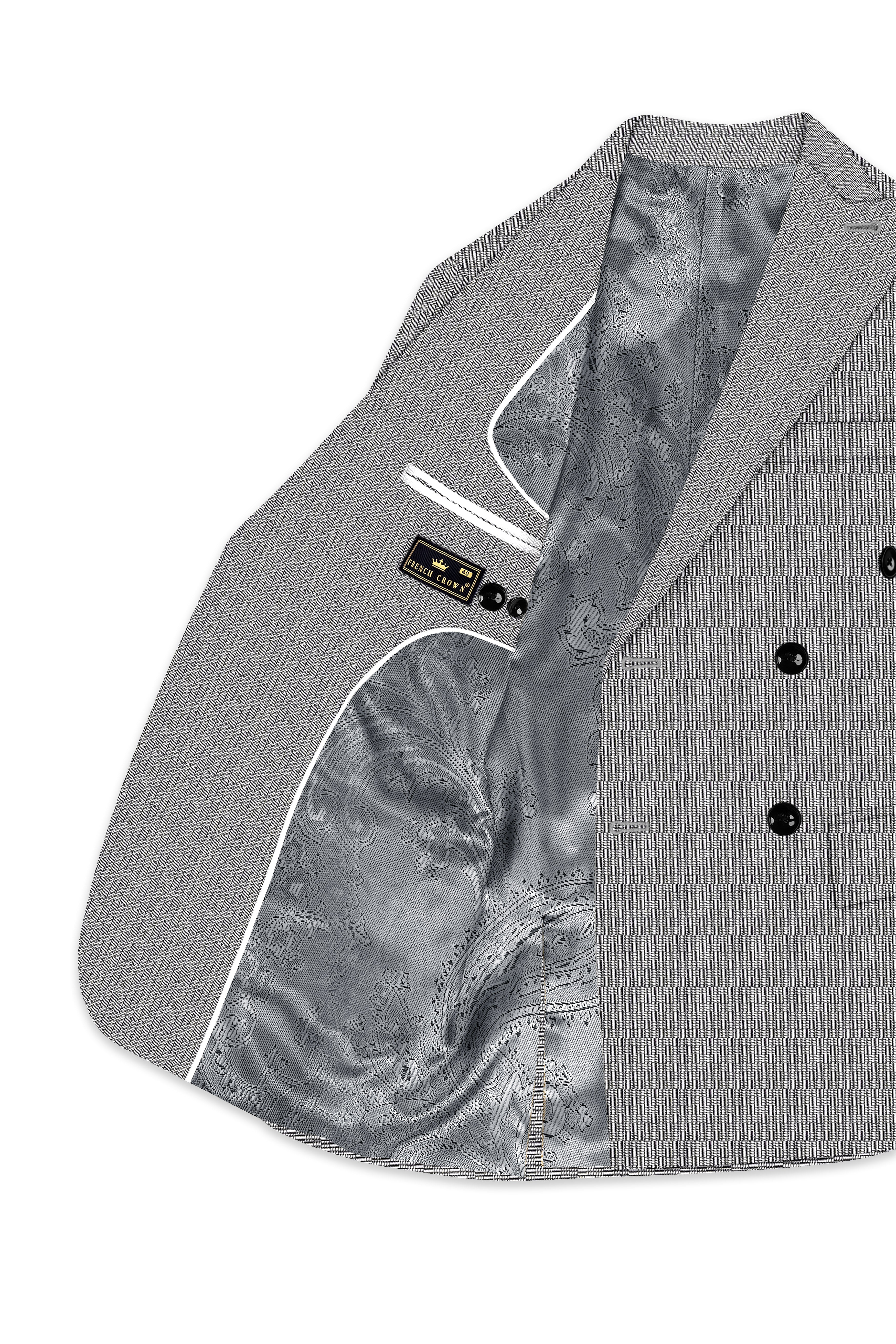 Mobster Gray Double Breasted Blazer