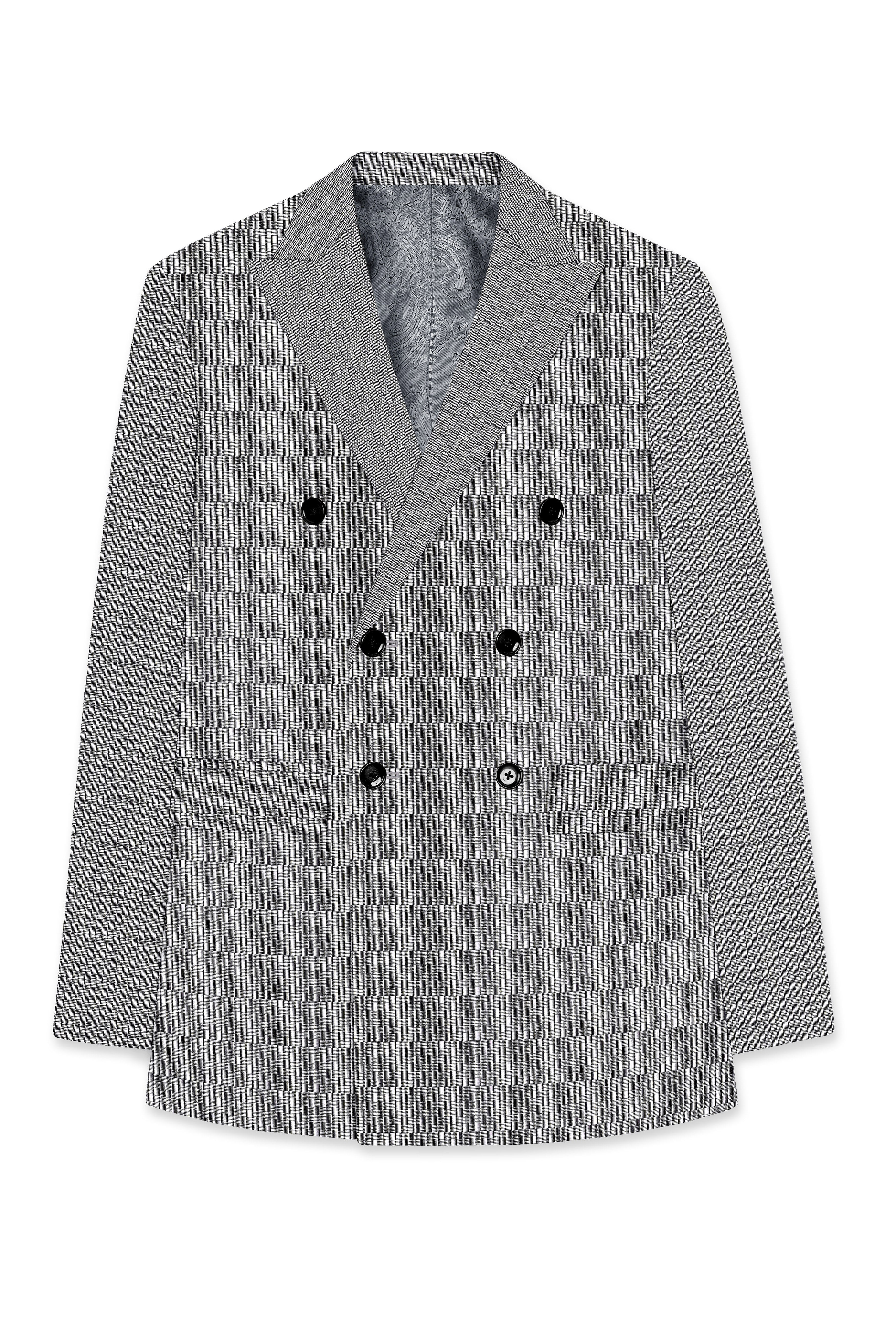 Mobster Gray Double Breasted Blazer