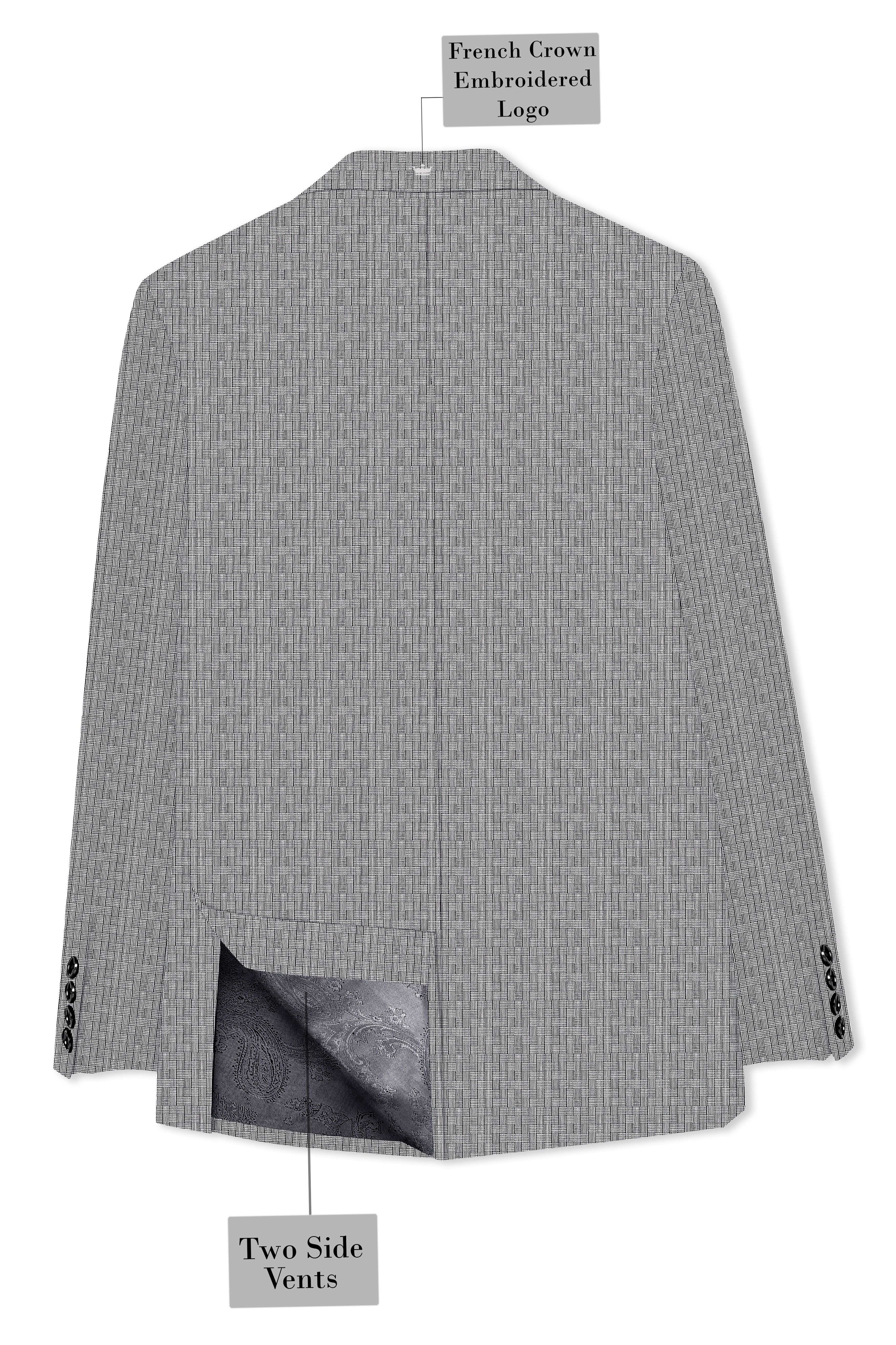 Mobster Gray Double Breasted Blazer