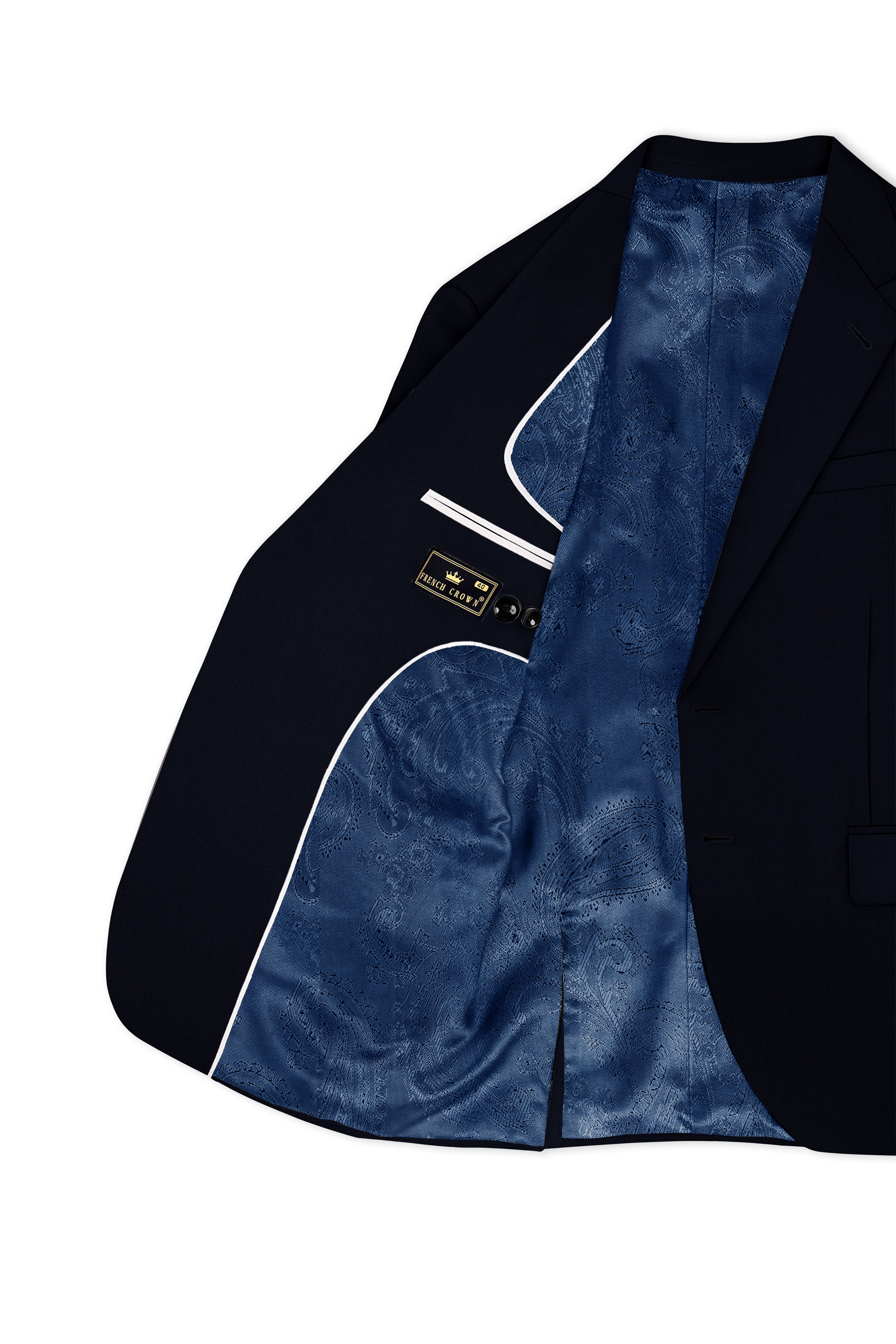 Jaguar Black Single Breasted Blazer