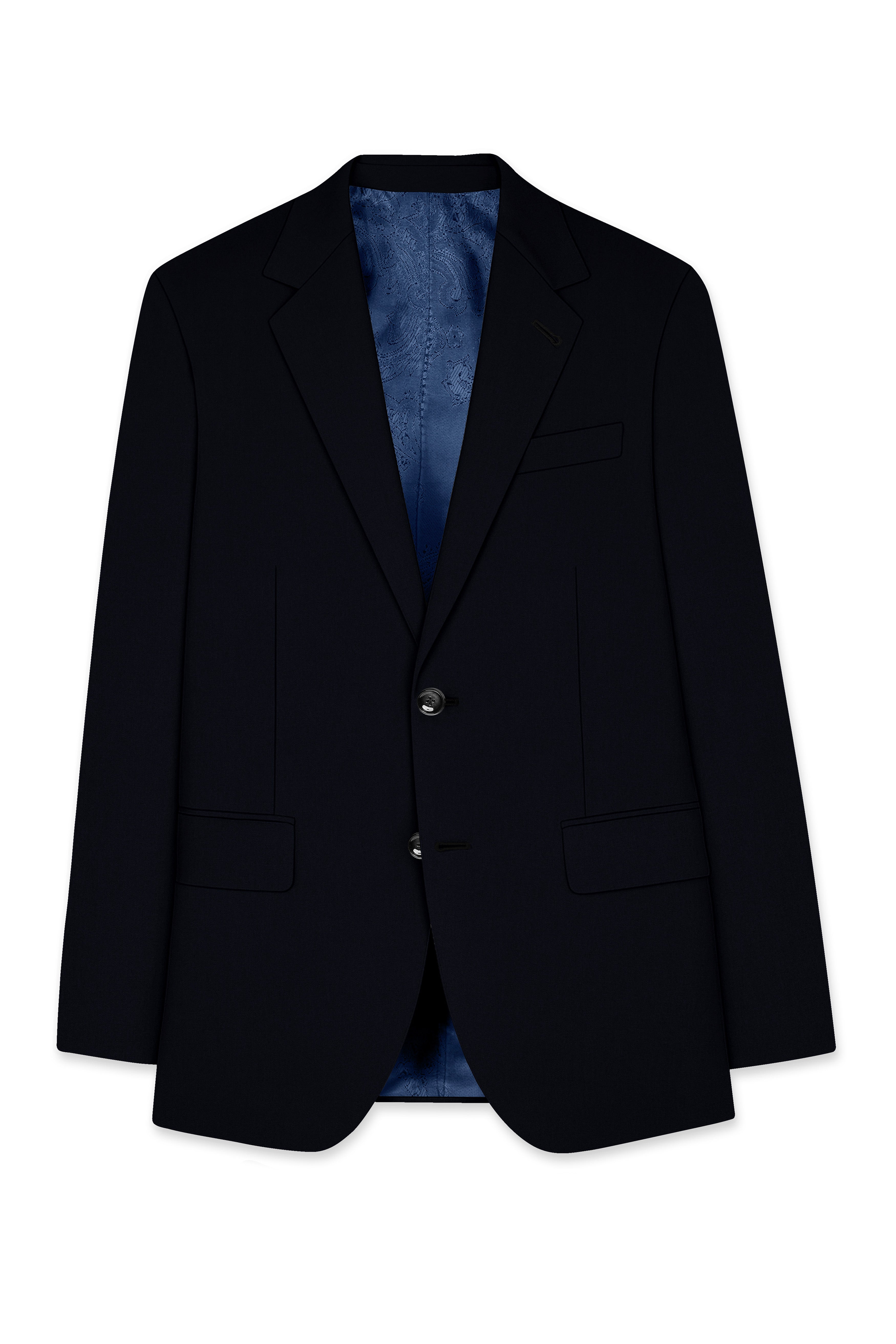 Jaguar Black Single Breasted Blazer