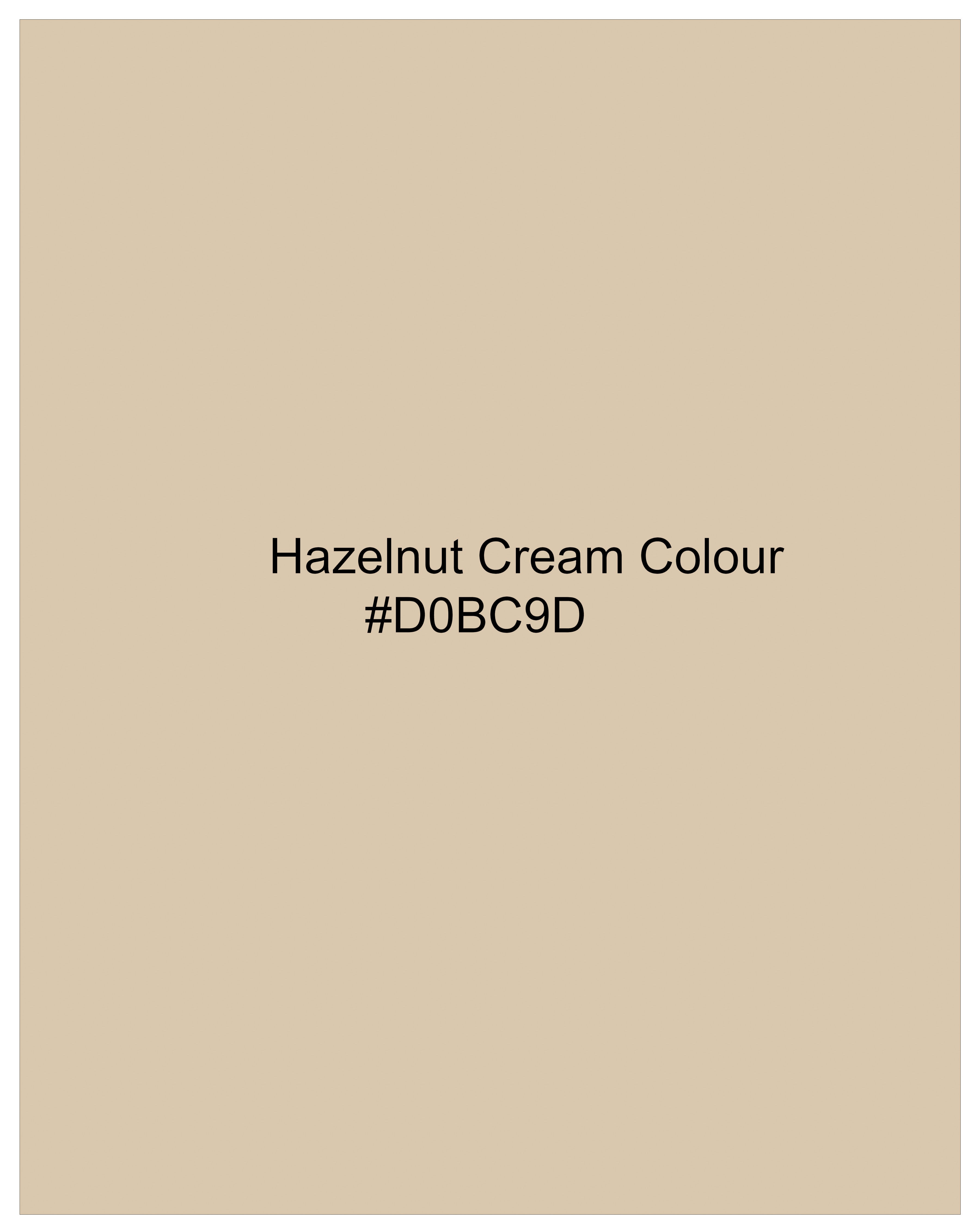 Hazelnut Cream Subtle Sheen Tuxedo Blazer