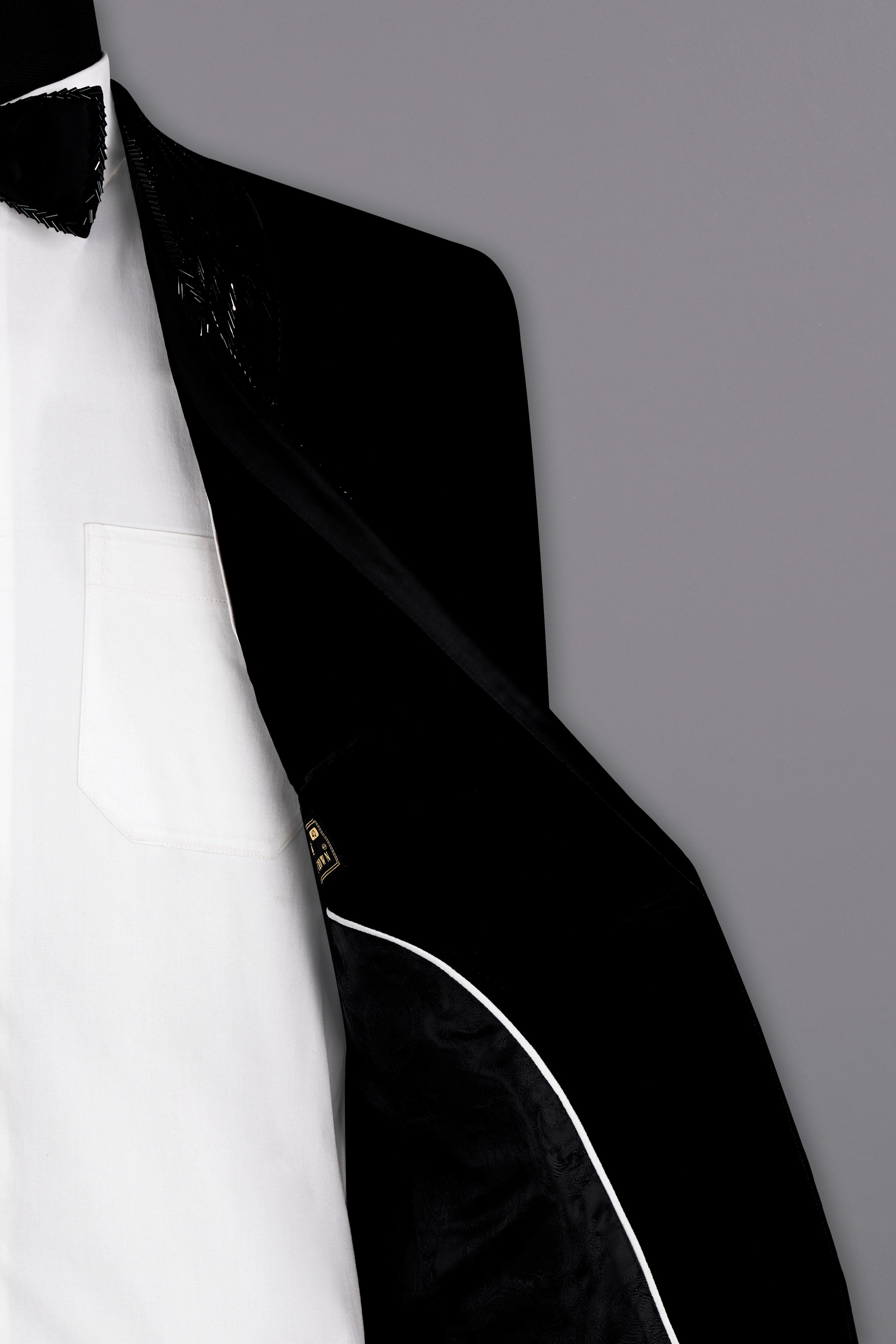Noirex-Korean Black (The Best Black We Have) 4-Way Stretch Designer Blazer