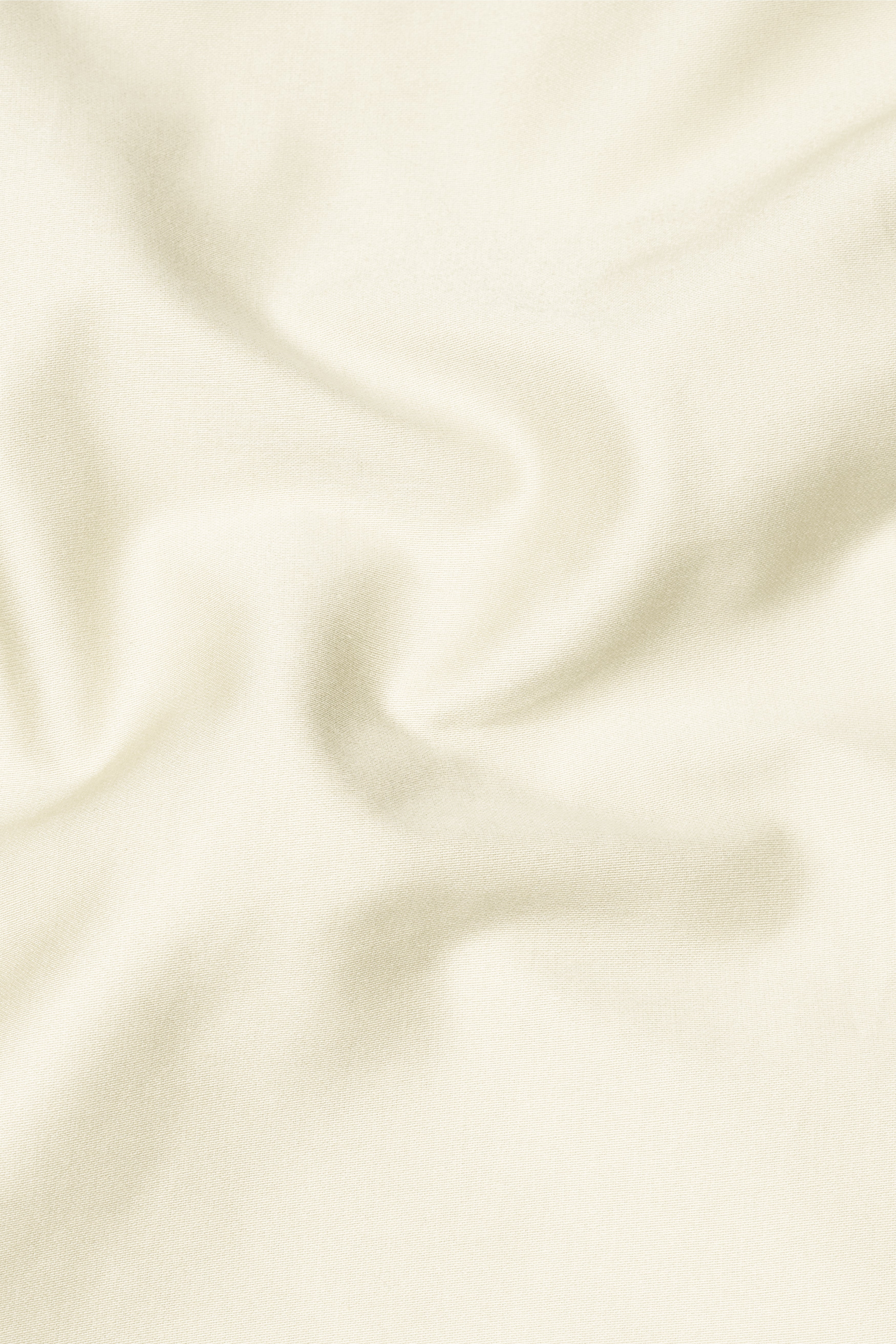 Merino Cream Cross Placket Bandhgala Premium Cotton Stretchable traveler Blazer