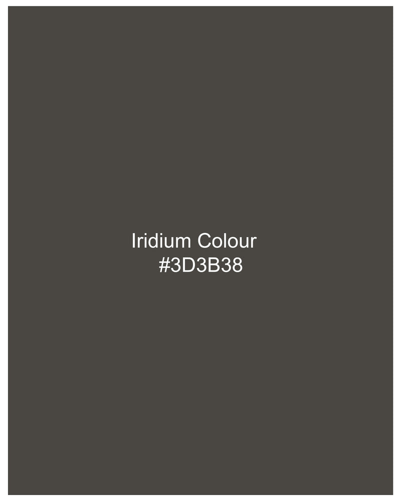 Iridium Dark Gray Single-Breasted Blazer