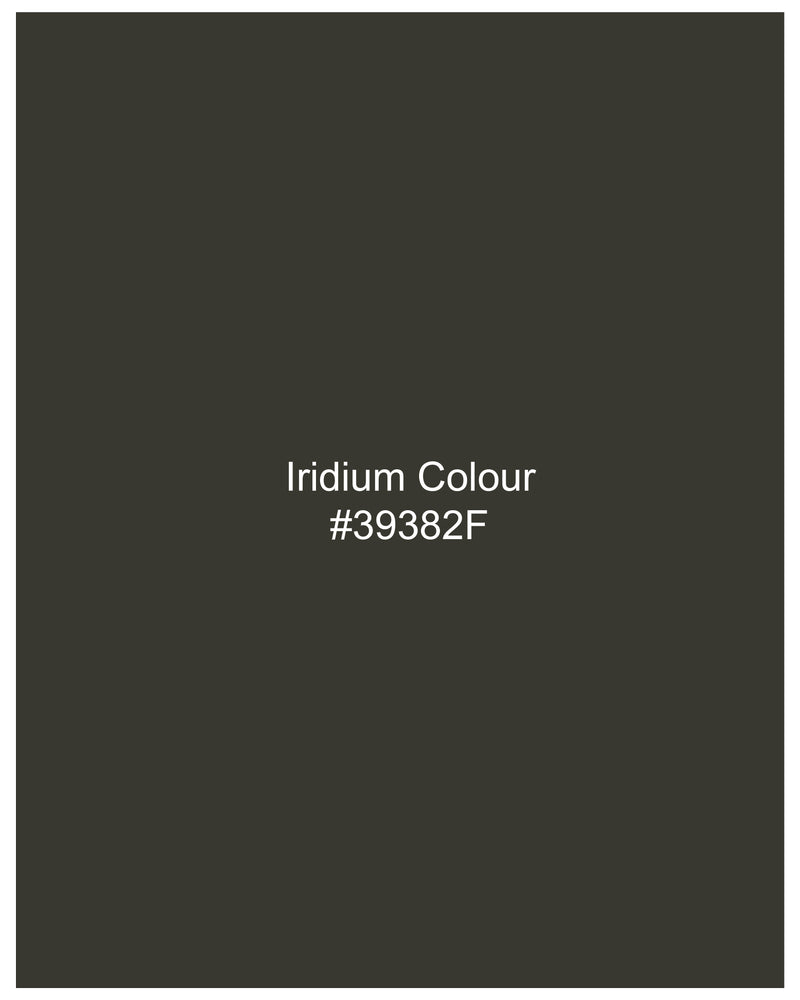 Iridium Green Single-Breasted Blazer