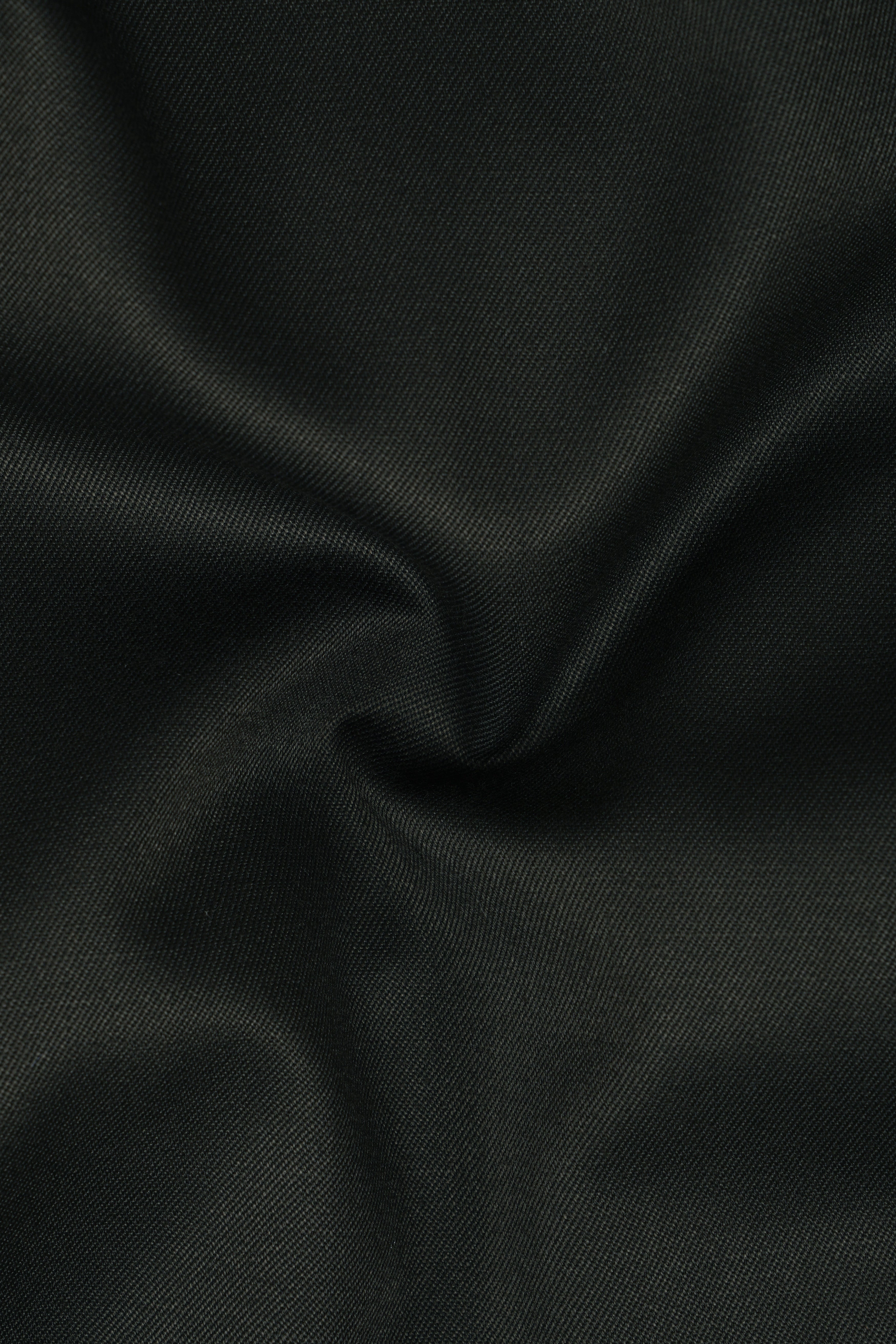 Iridium Green Single-Breasted Blazer