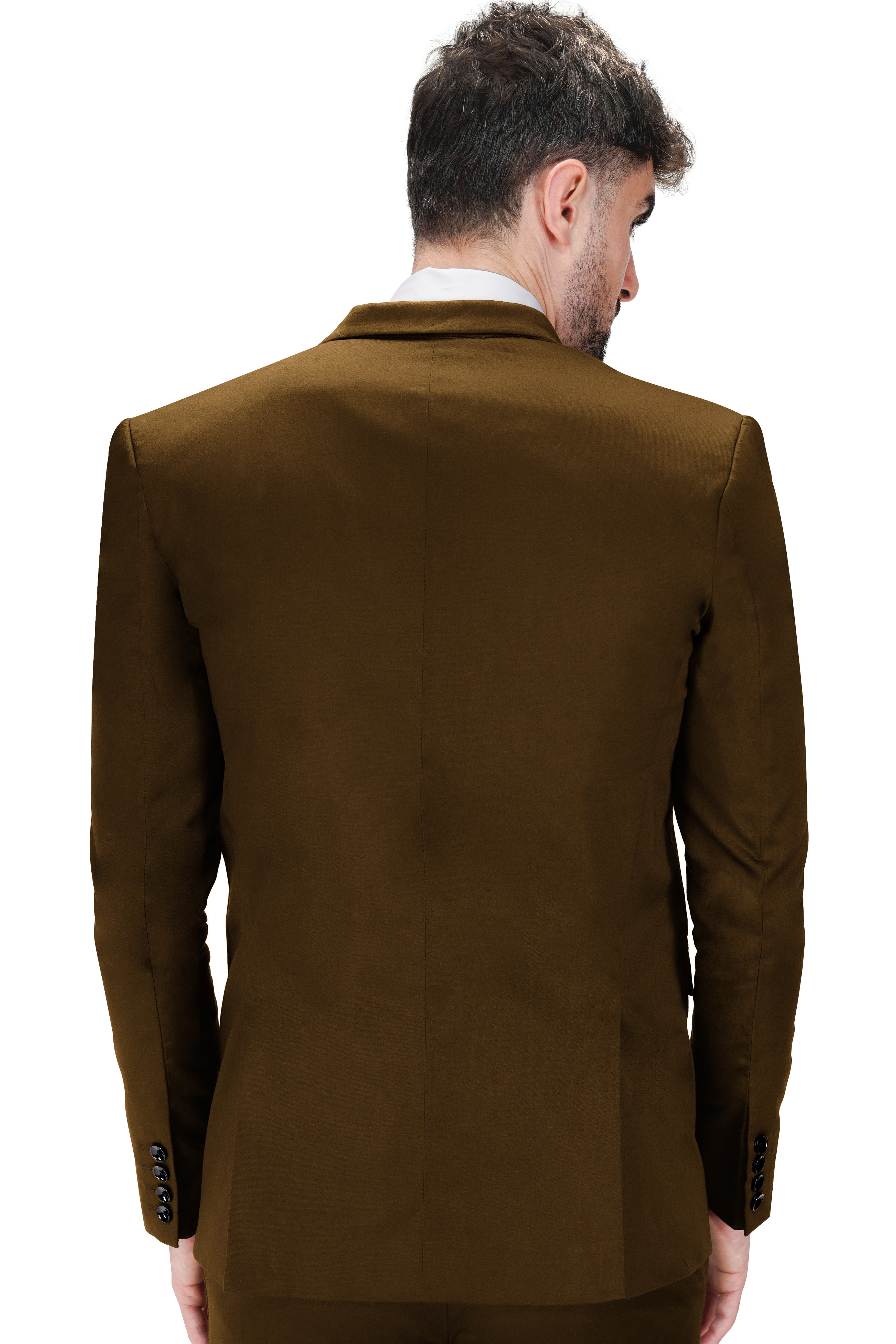 Metallic Bronze Brown Premium Cotton Stretchable Traveler Blazer BL2779-SB-36, BL2779-SB-38, BL2779-SB-40, BL2779-SB-42, BL2779-SB-44, BL2779-SB-46, BL2779-SB-48, BL2779-SB-50, BL2779-SB-52, BL2779-SB-54, BL2779-SB-56, BL2779-SB-58, BL2779-SB-60