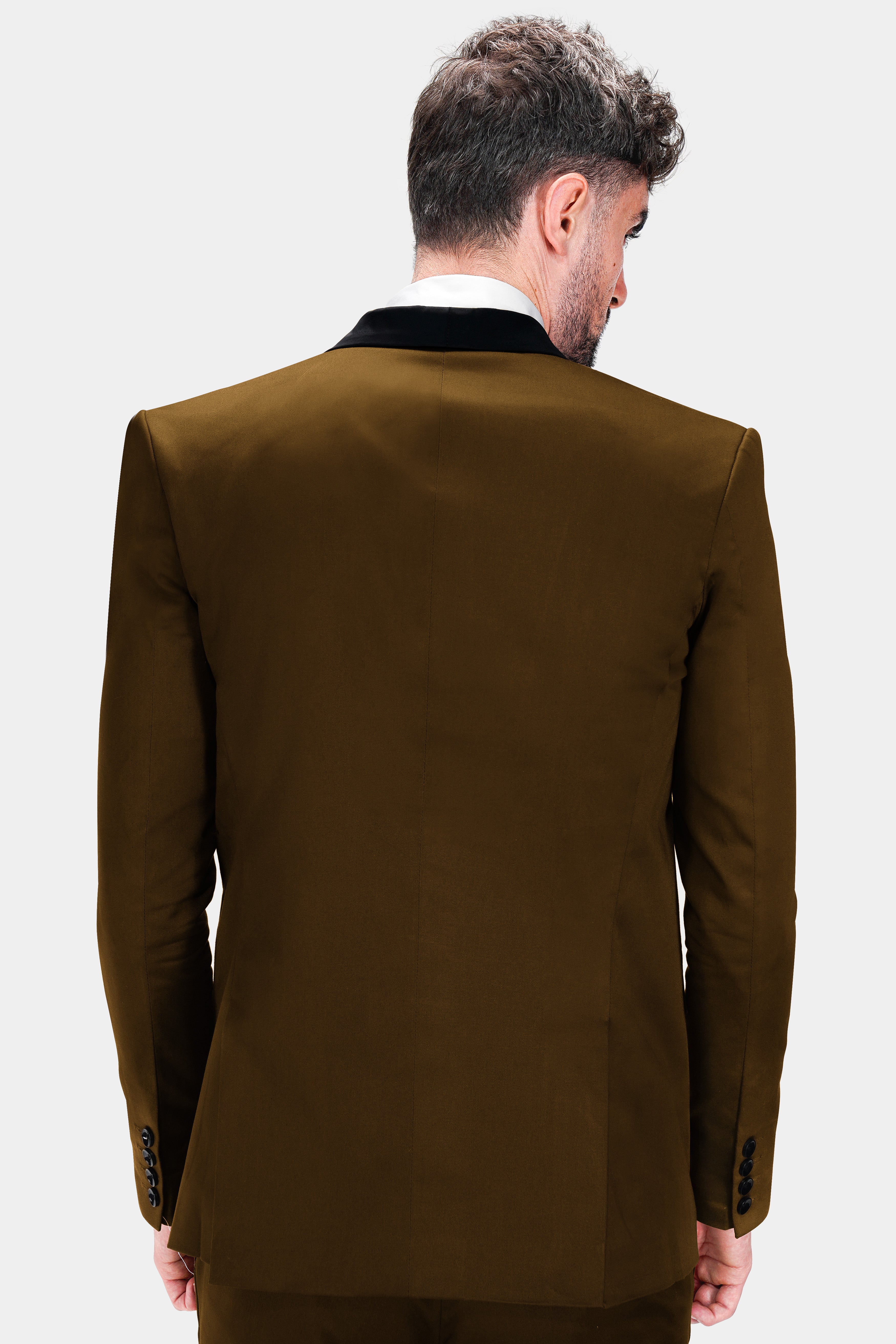 Metallic Bronze Brown Premium Cotton Tuxedo Stretchable Traveler Blazer BL2782-BKL-36, BL2782-BKL-38, BL2782-BKL-40, BL2782-BKL-42, BL2782-BKL-44, BL2782-BKL-46, BL2782-BKL-48, BL2782-BKL-50, BL2782-BKL-52, BL2782-BKL-54, BL2782-BKL-56, BL2782-BKL-58, BL2782-BKL-60