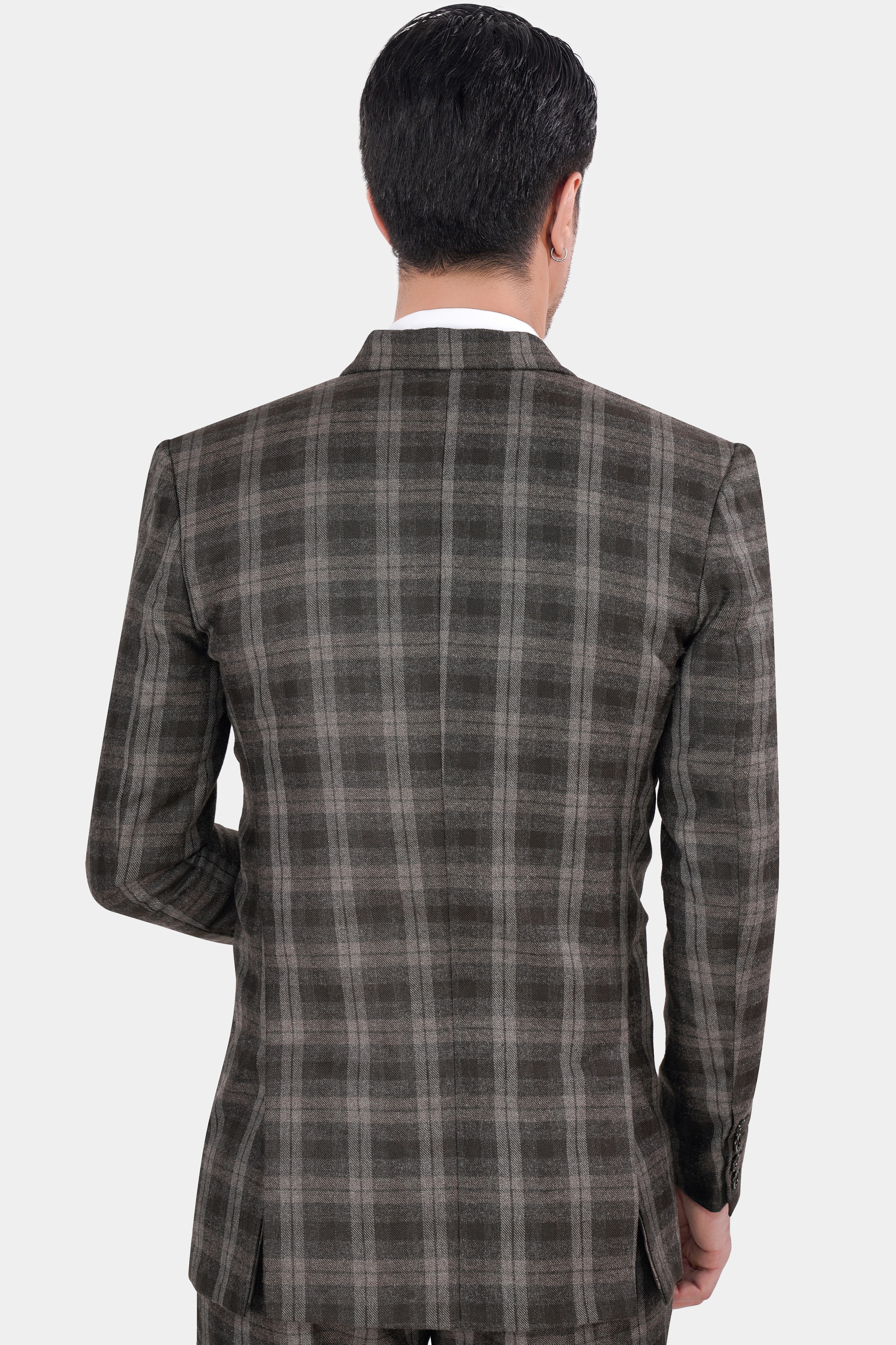 Dorado Brown Plaid Tweed Double-Breasted Blazer BL2842-DB-PP-D74-36, BL2842-DB-PP-D74-38, BL2842-DB-PP-D74-40, BL2842-DB-PP-D74-42, BL2842-DB-PP-D74-44, BL2842-DB-PP-D74-46, BL2842-DB-PP-D74-48, BL2842-DB-PP-D74-50, BL2842-DB-PP-D74-52, BL2842-DB-PP-D74-54, BL2842-DB-PP-D74-56, BL2842-DB-PP-D74-58, BL2842-DB-PP-D74-60