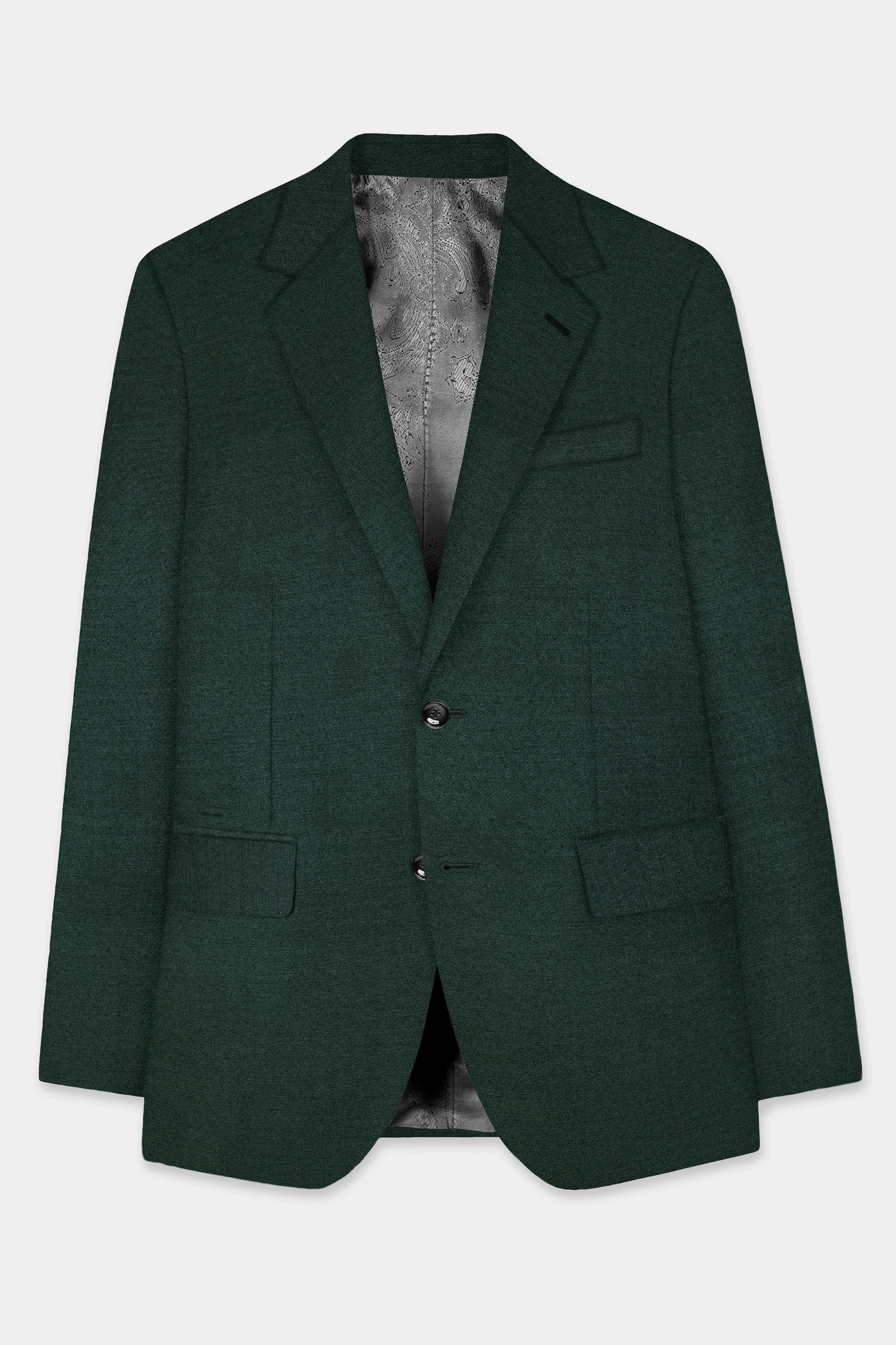 Dianne Green Wool Rich Single Breasted Blazer