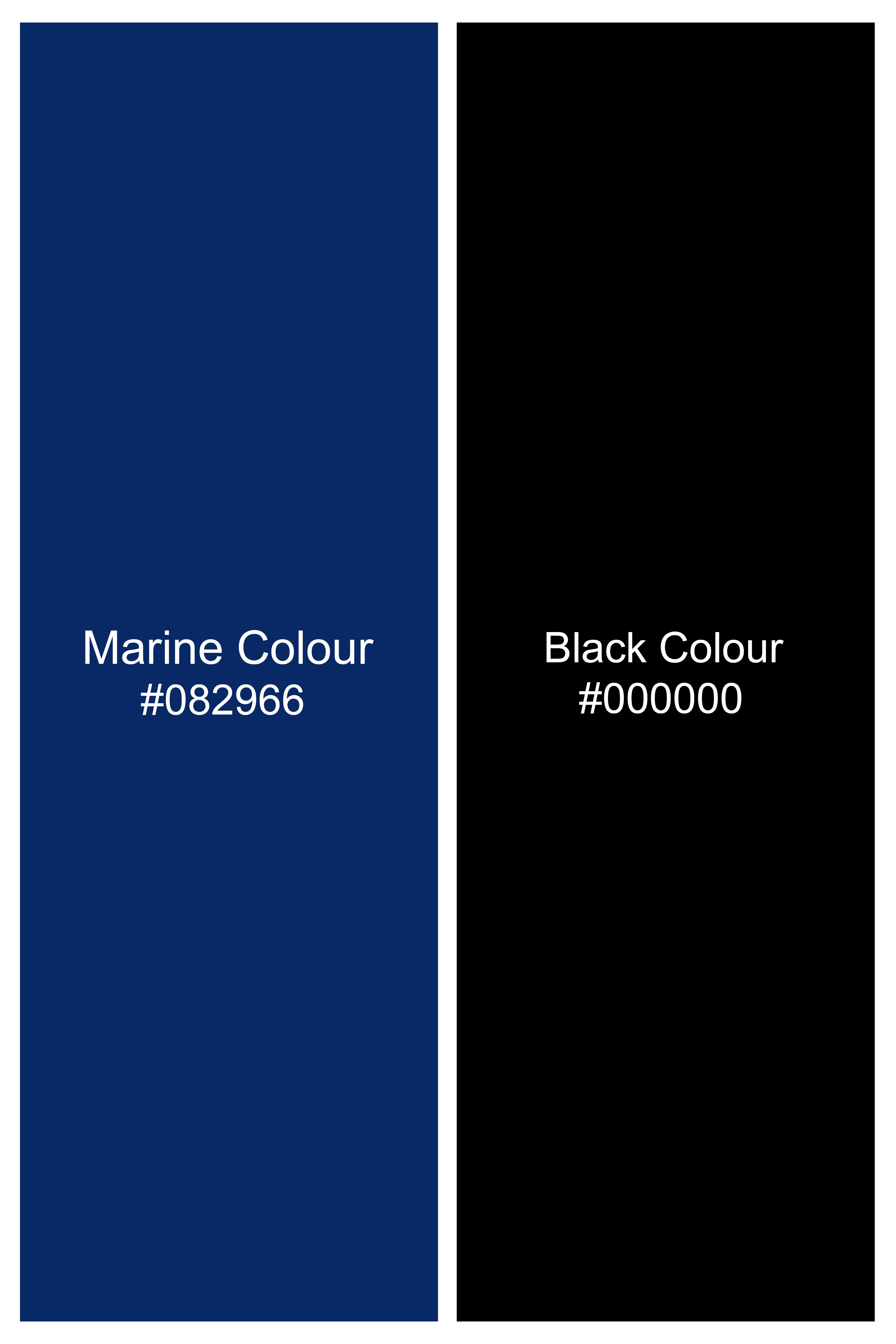 Marine Blue and Black Geometric Pattern Wool Rich Blazer BL3097-SB-36, BL3097-SB-38, BL3097-SB-40, BL3097-SB-42, BL3097-SB-44, BL3097-SB-46, BL3097-SB-48, BL3097-SB-50, BL3097-SB-52, BL3097-SB-54, BL3097-SB-56, BL3097-SB-58, BL3097-SB-60