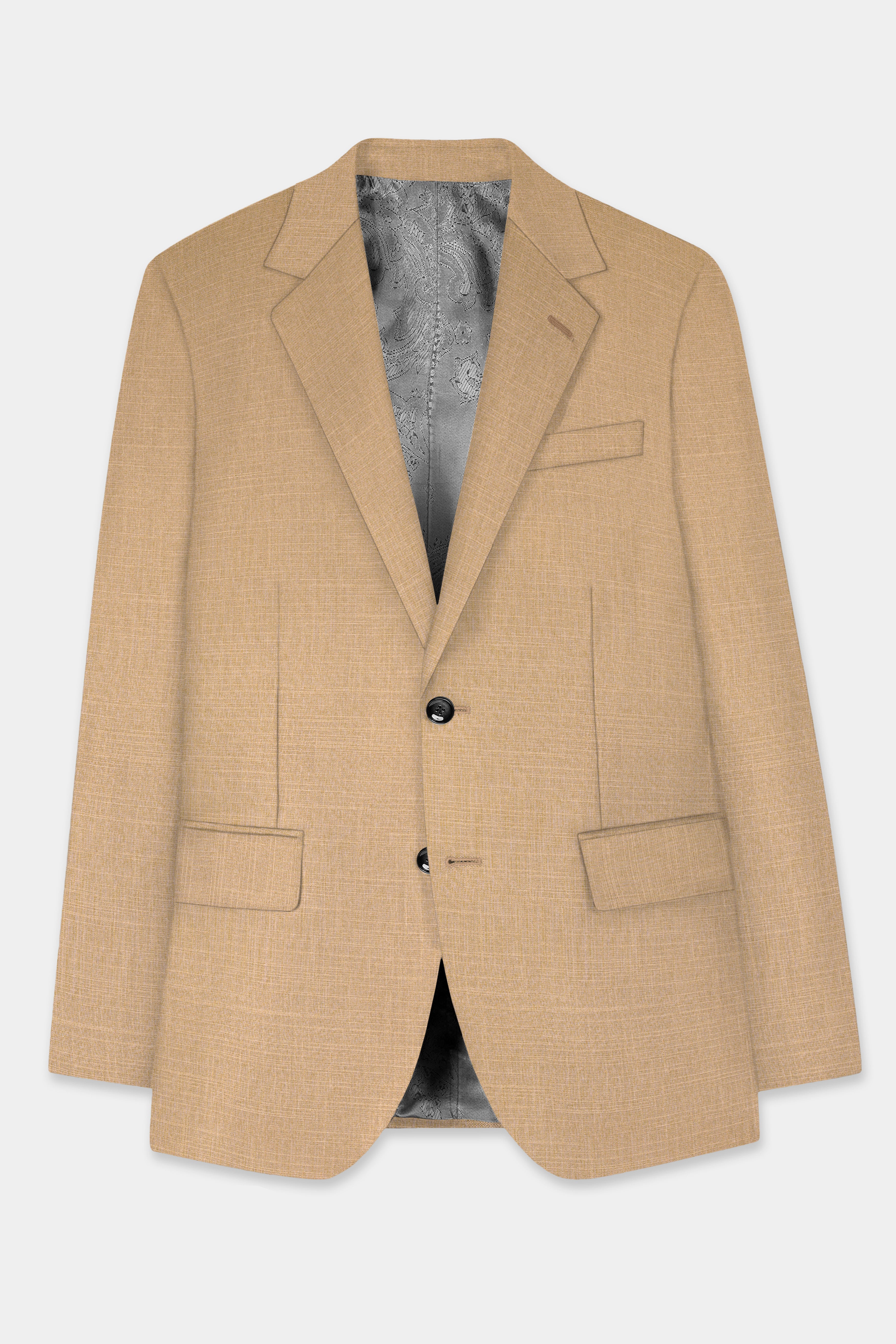 Sandrift Cream Luxurious Linen Blazer