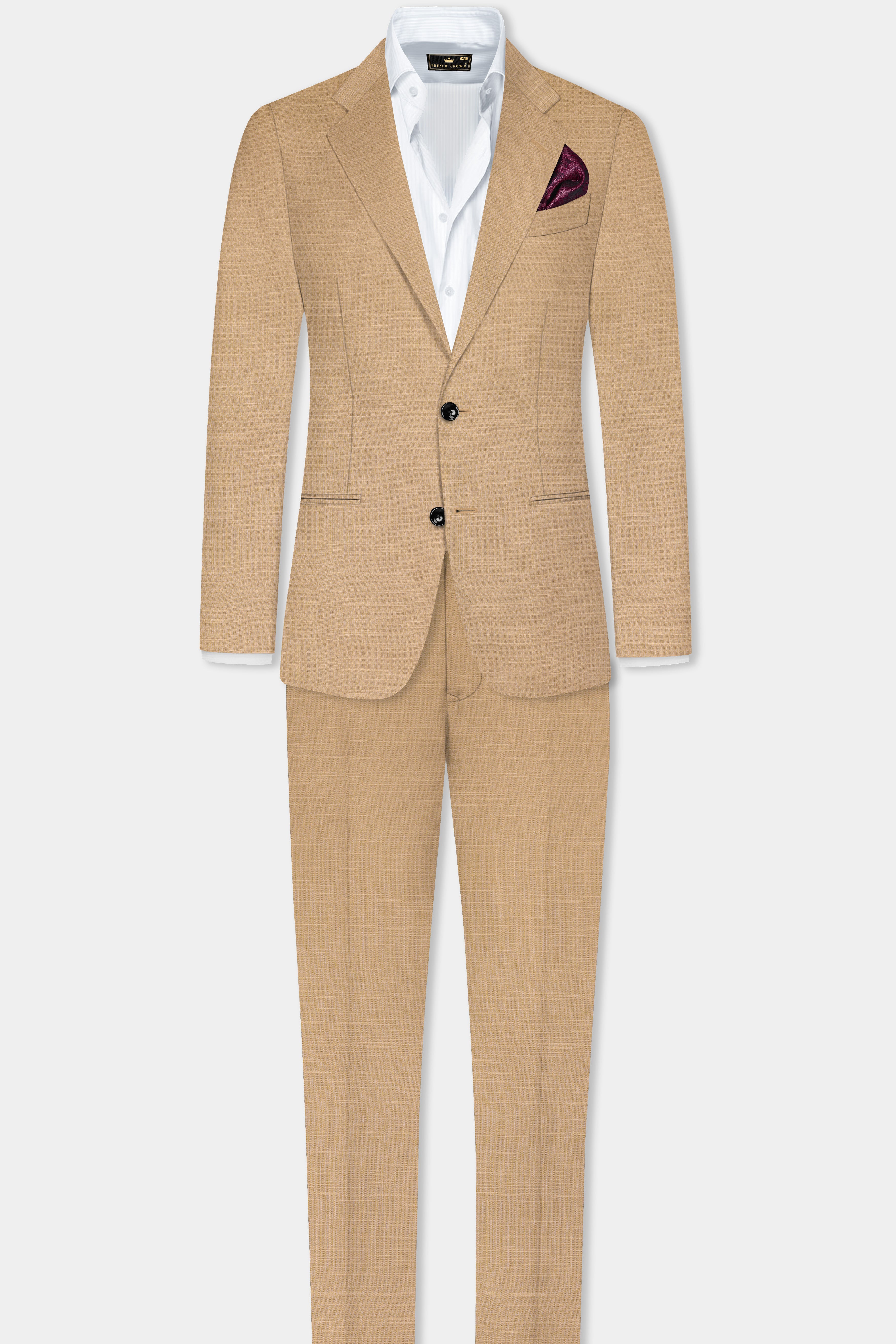 Sandrift Cream Luxurious Linen Blazer