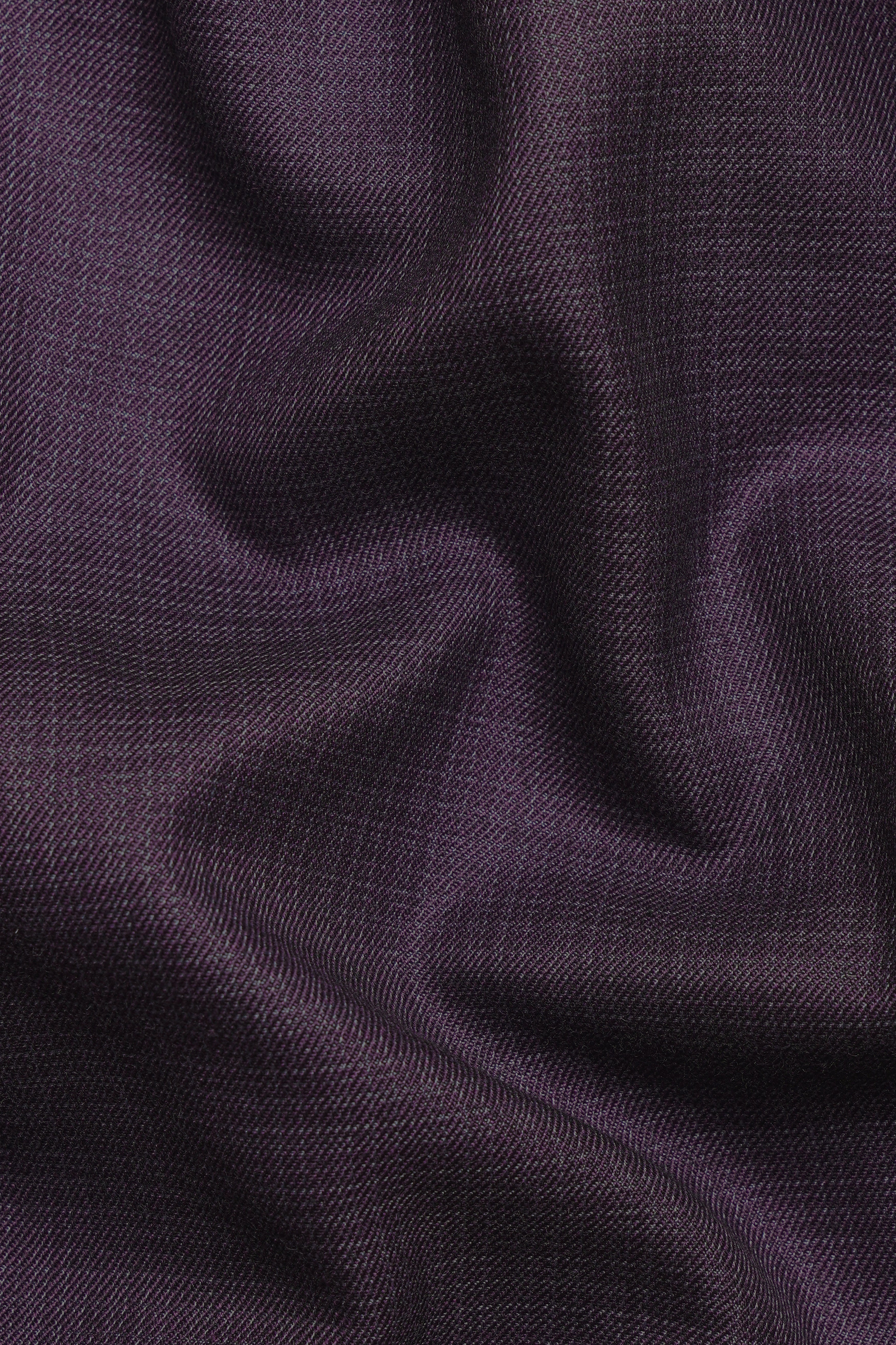 Rasin Purple Wool Rich Blazer