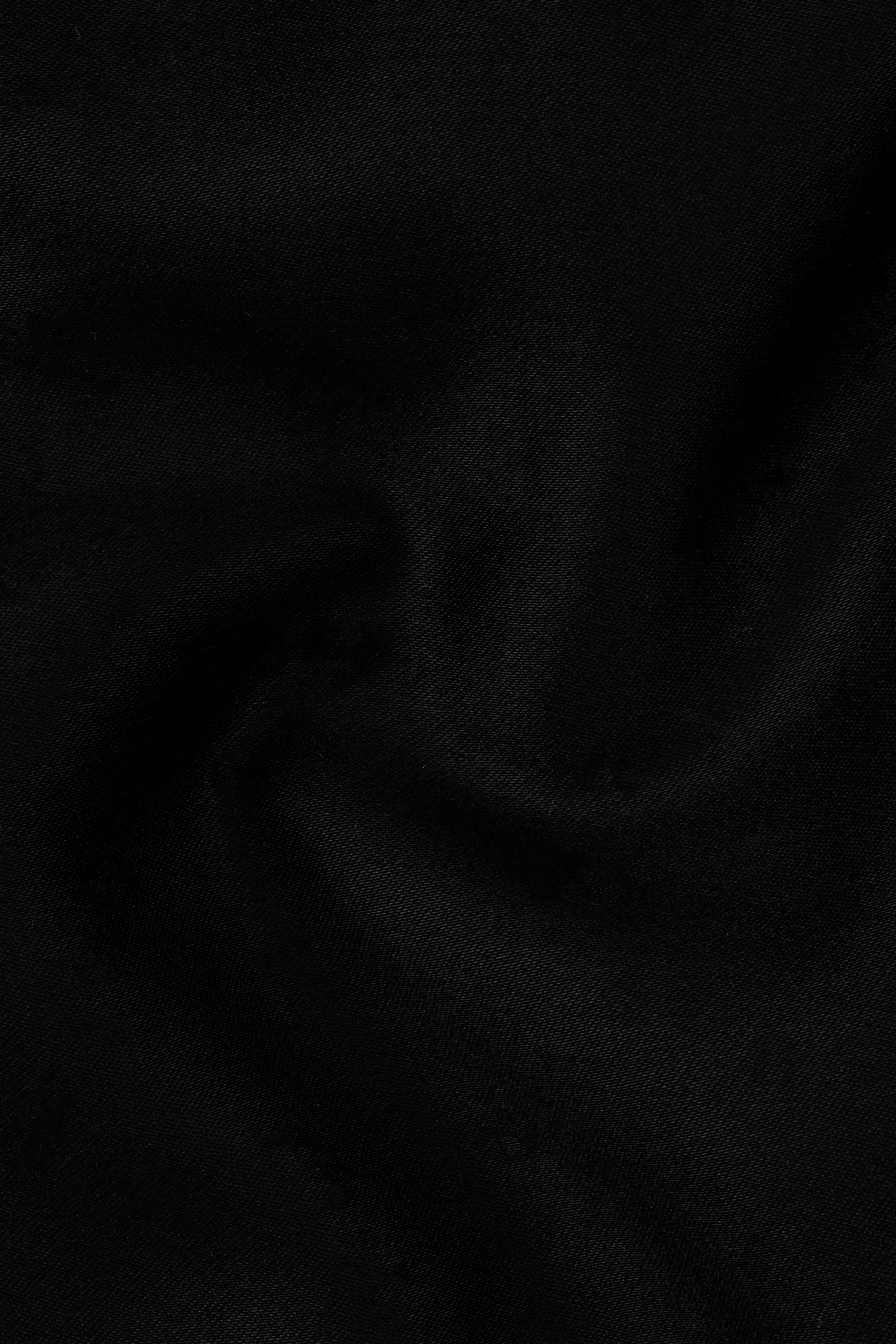 JADE BLACK Subtle Sheen CROSS PLACKET BANDHGALA/MANDARIN BLAZER