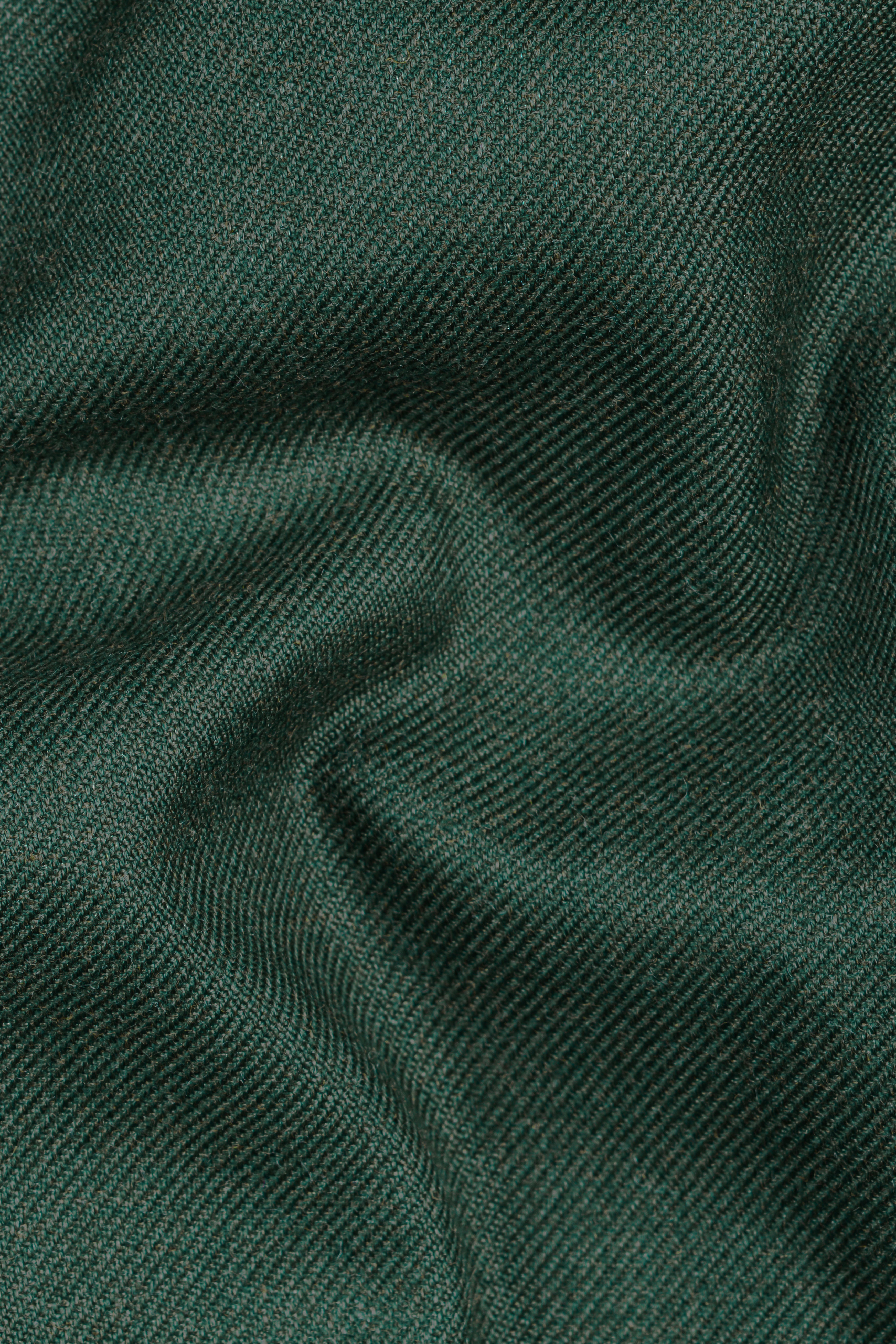 Plantation Green Textured Tweed Blazer