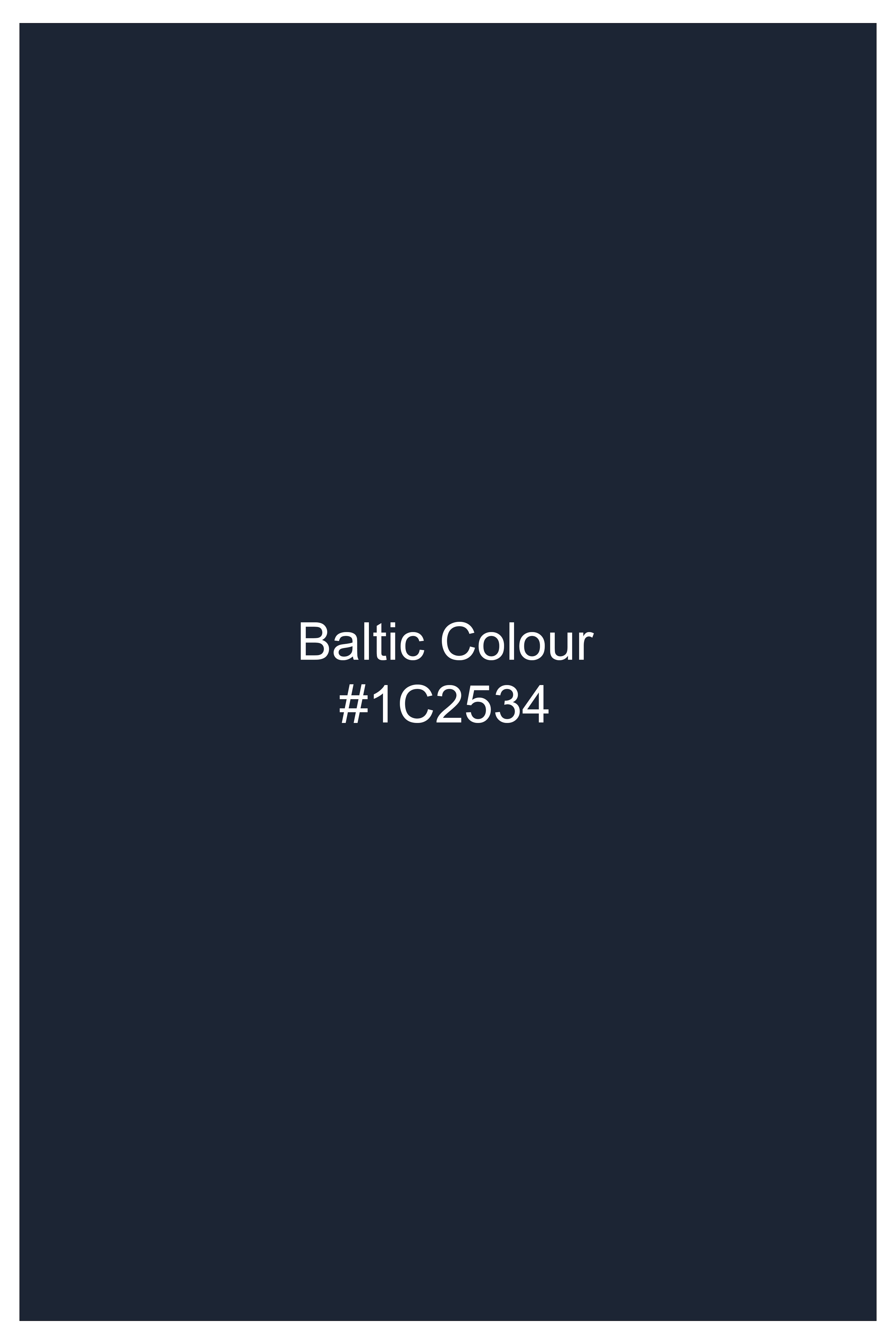 Baltic Blue Windowpane Wool Rich Blazer