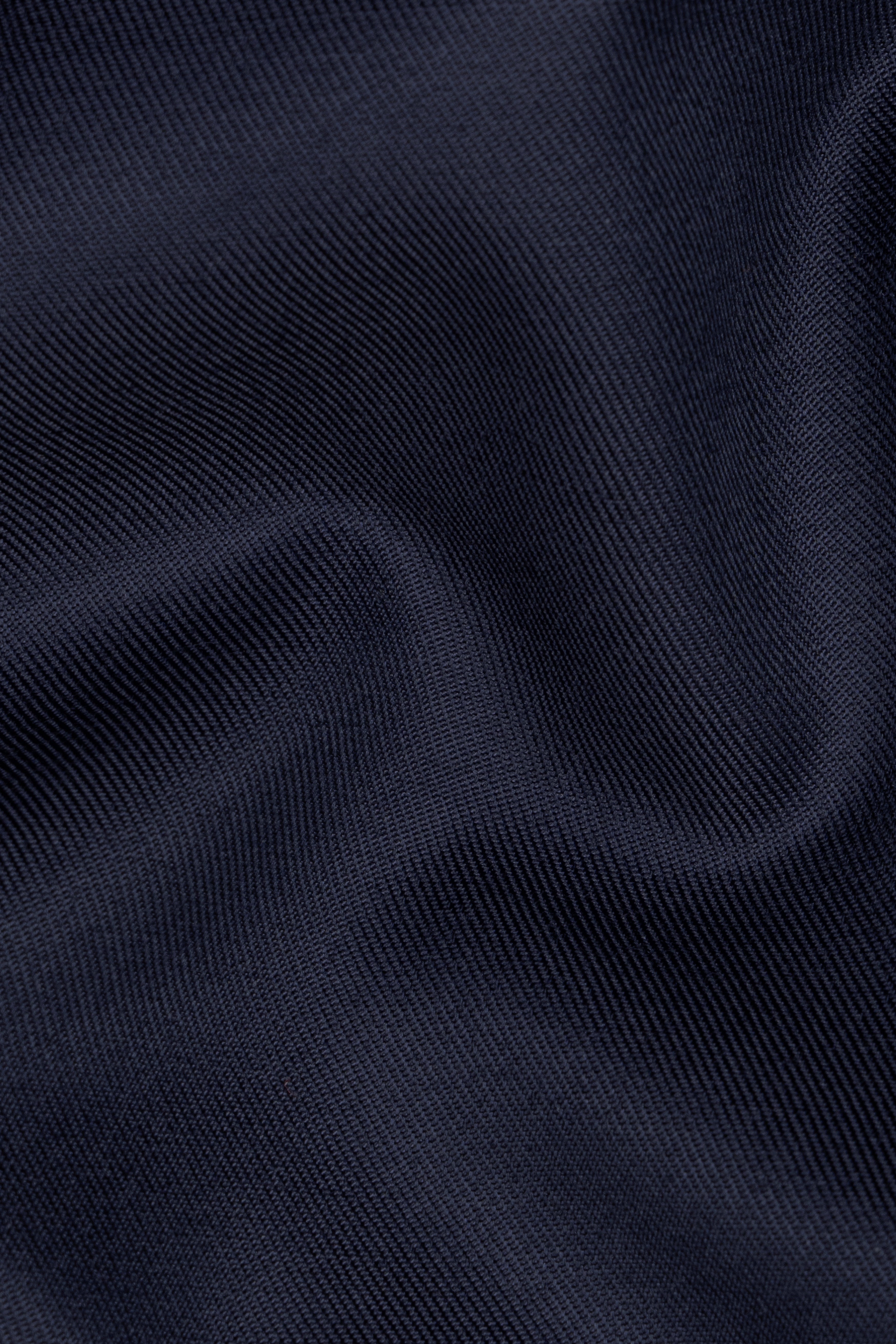 Vulcan Blue Plain Solid Wool Blend Blazer