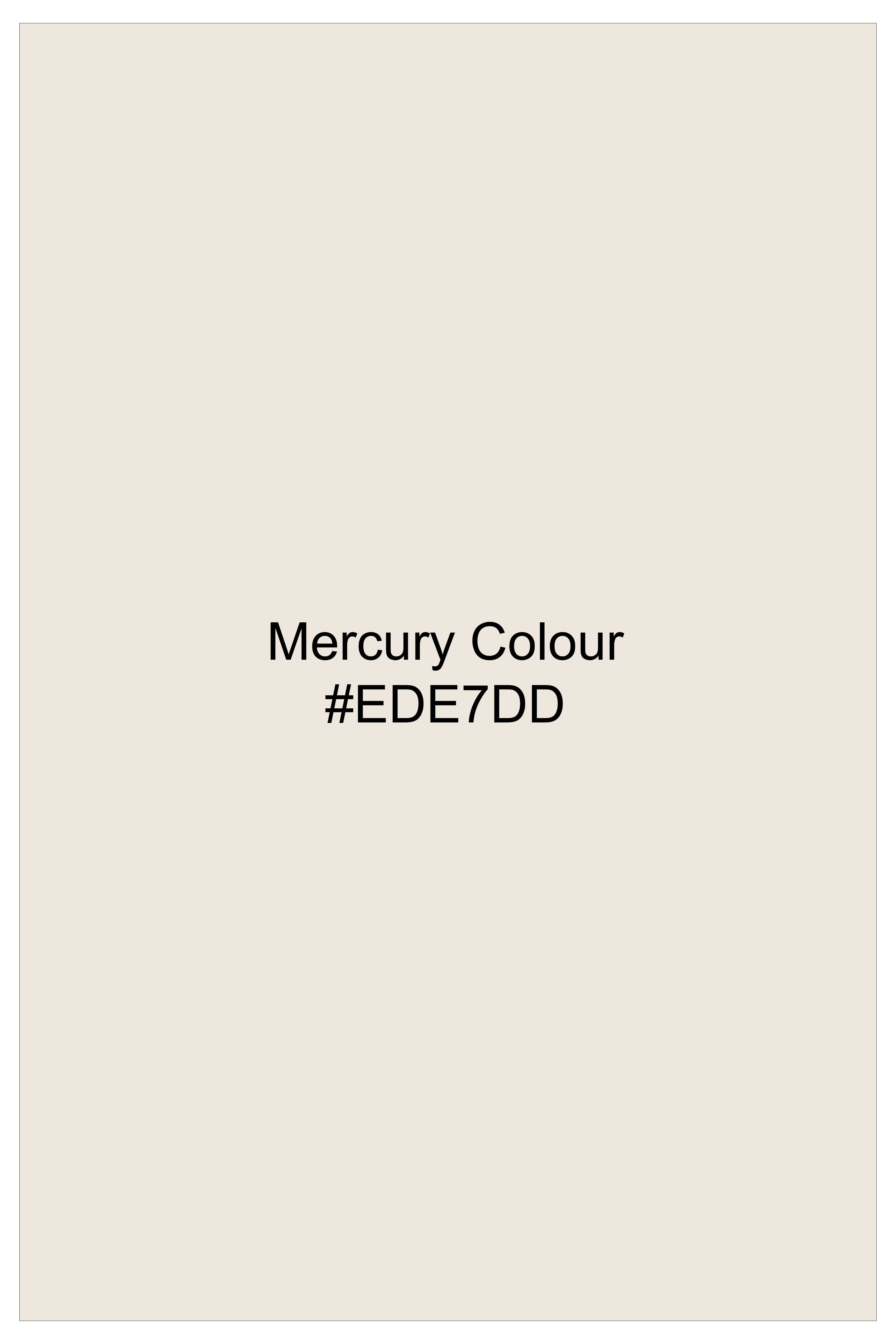 Mercury Cream Bandhgala Blazer