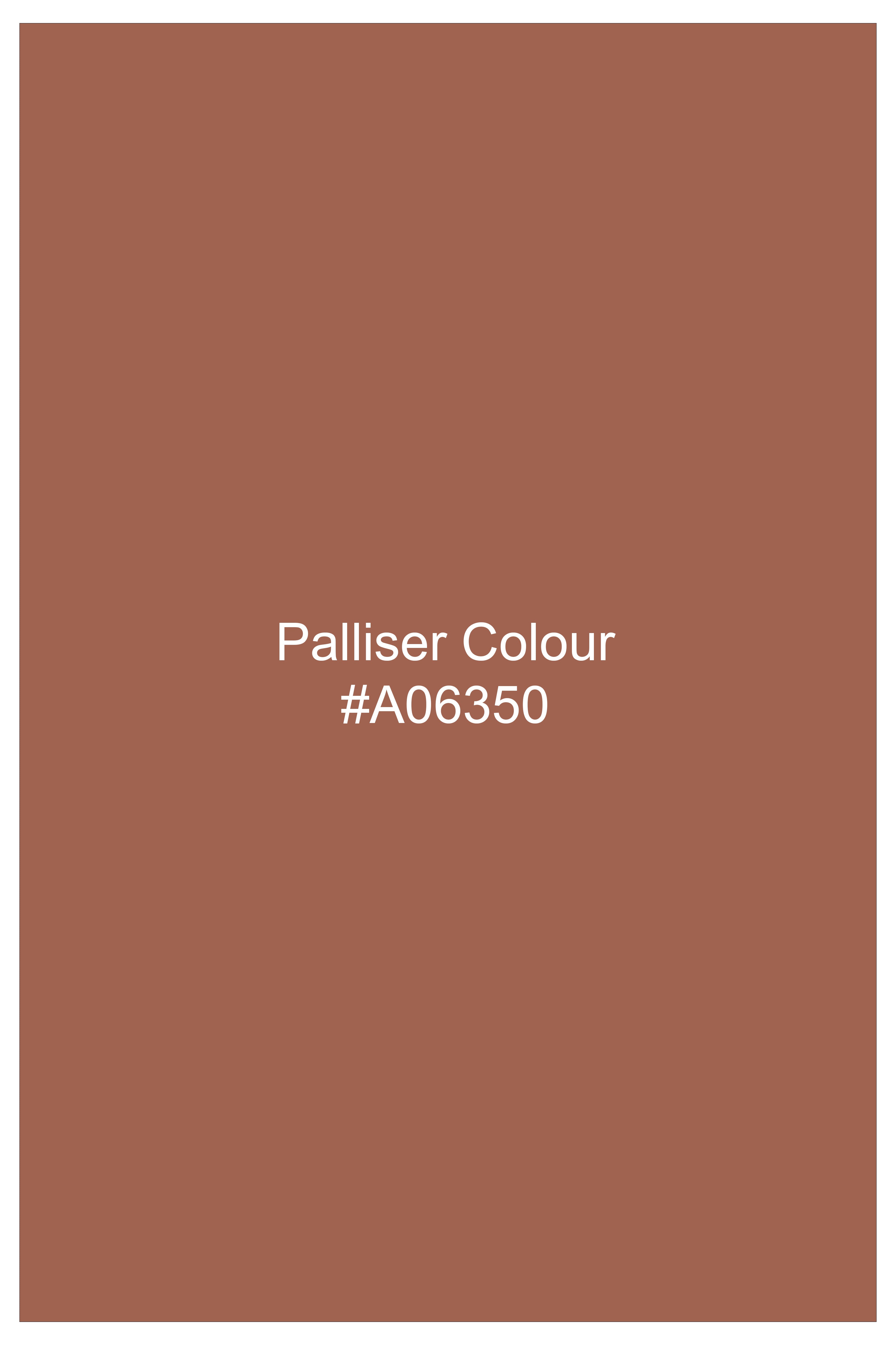 Palliser Brown Wool Rich Single Breasted Blazer