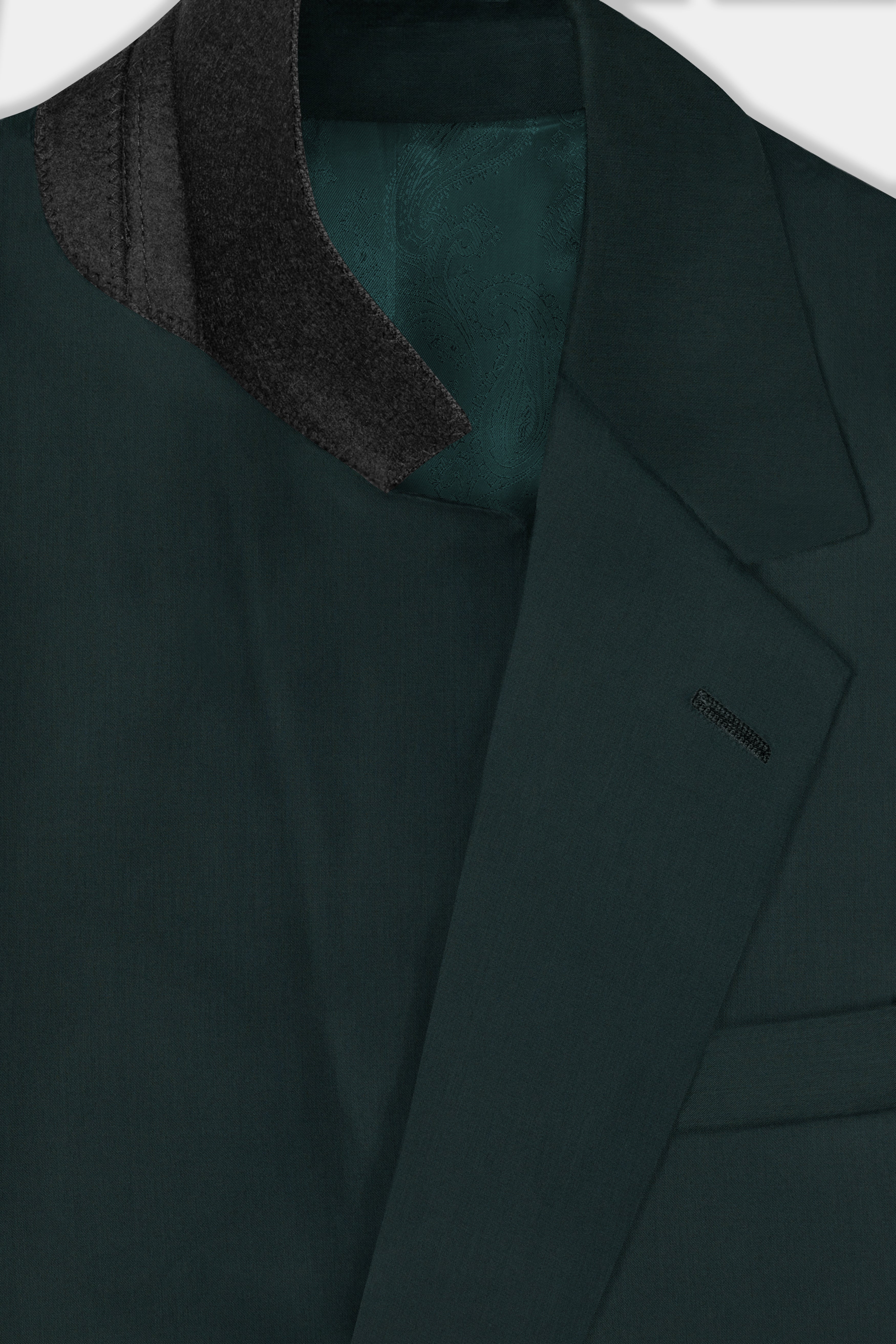Timber Green Wool Rich Single Breasted Blazer