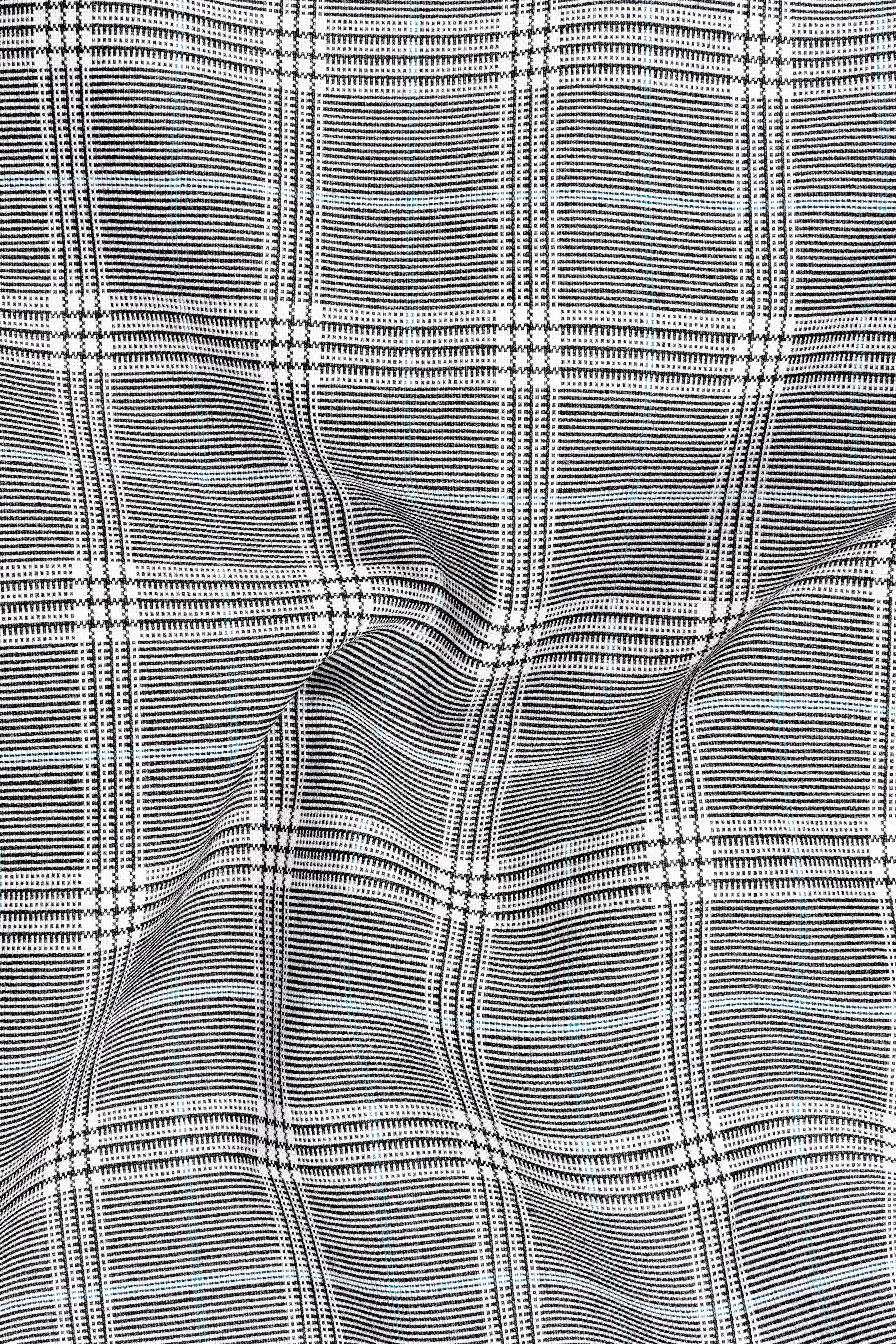 Venus Gray Plaid Wool Rich Double Breasted Blazer