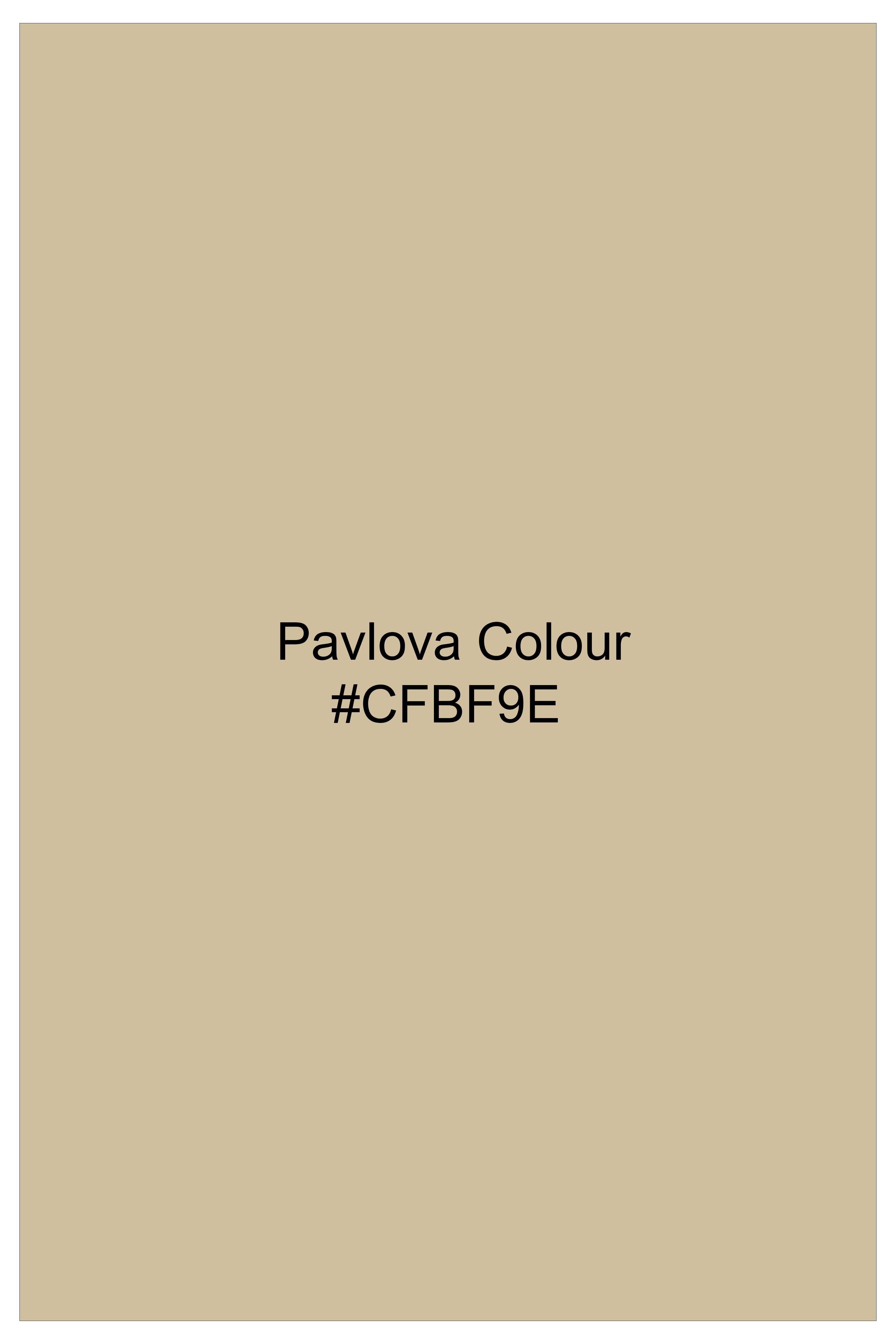 Ecru Classic-Pavlova Cream Solid Wool Rich Peak Lapel Tuxedo Blazer