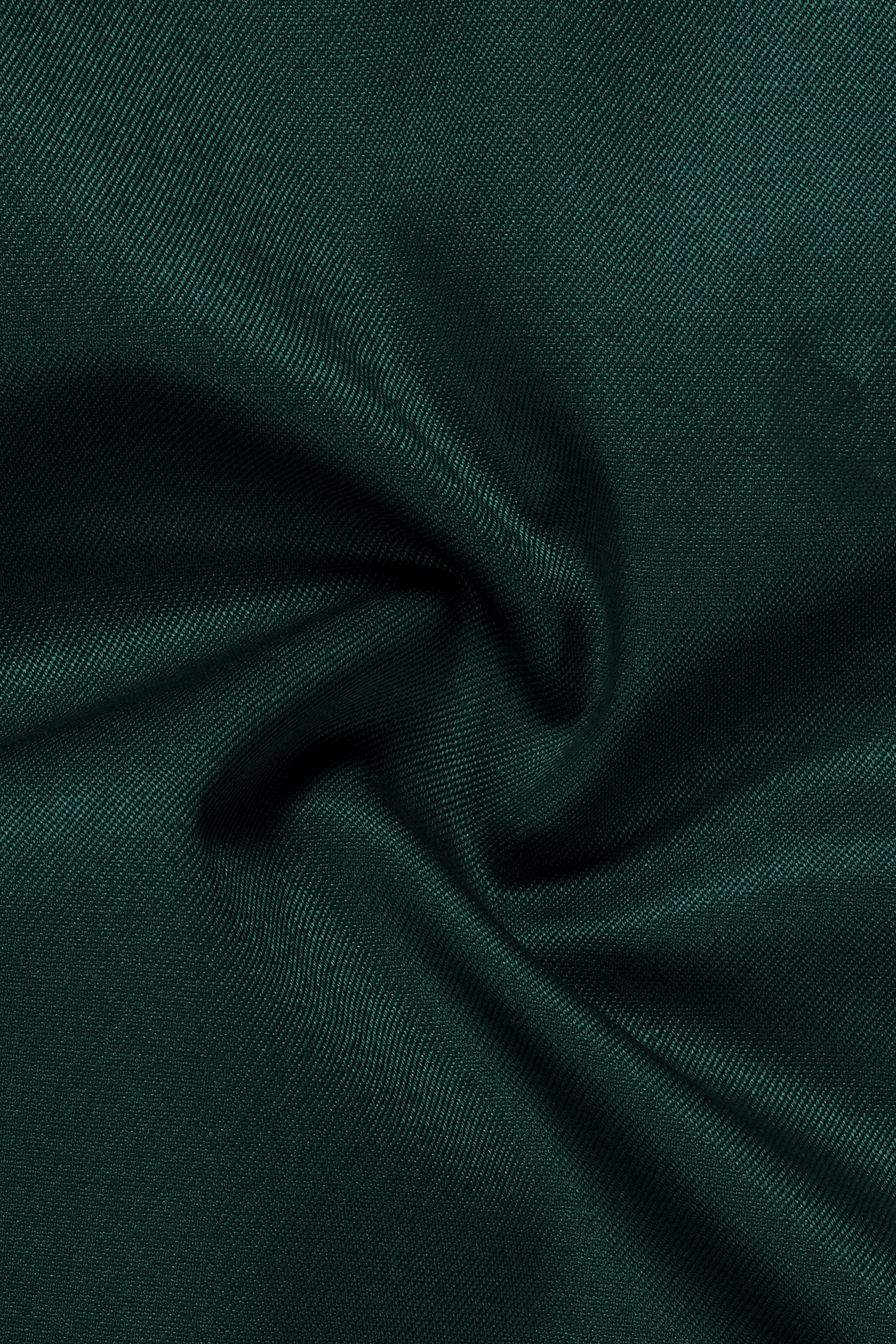 Emerald-Zucchini Green Solid Wool Rich Tuxedo Slight Stretch Blazer