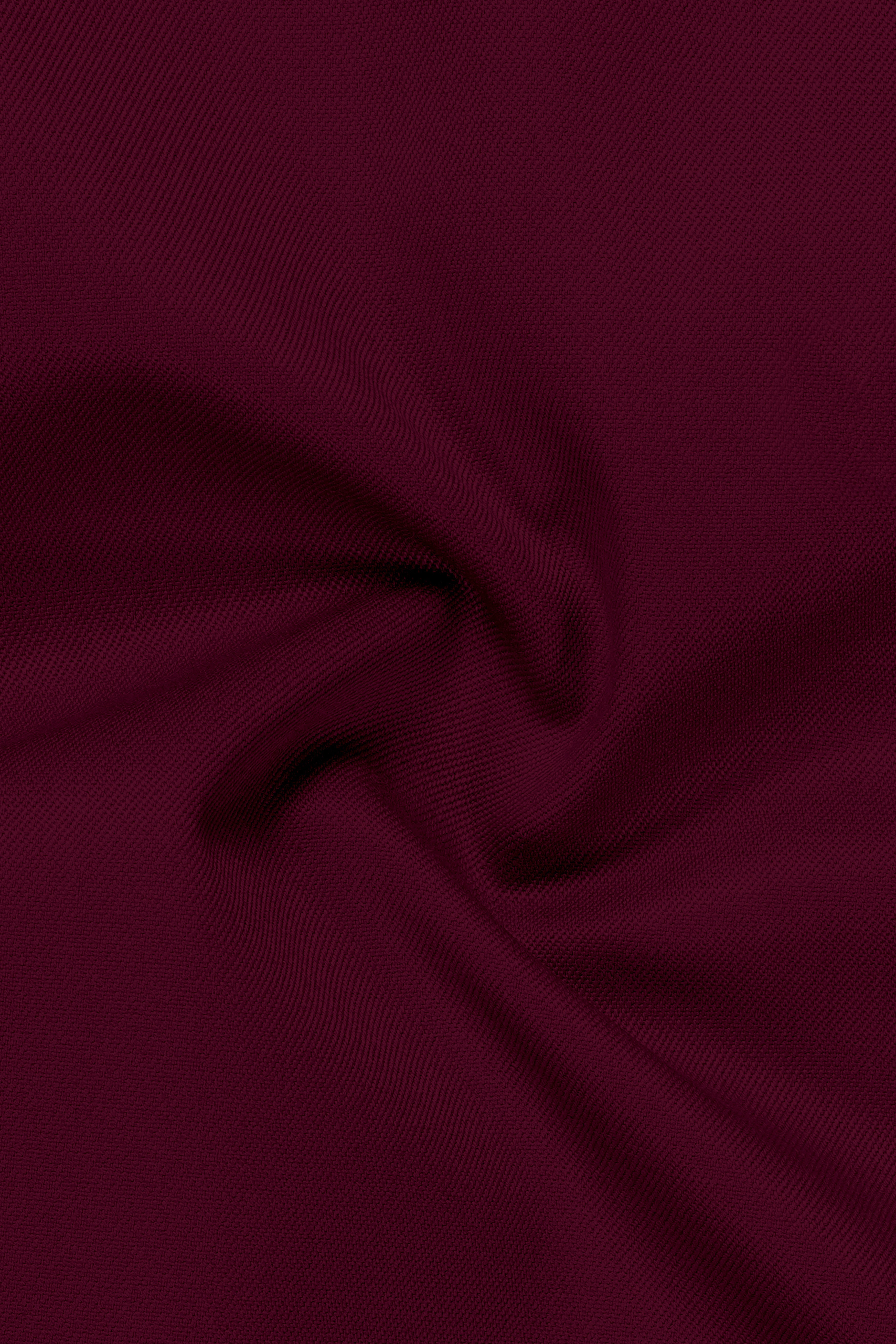 Regal Maroon-Tamarind Solid Wool Rich Tuxedo Slight Stretch Blazer