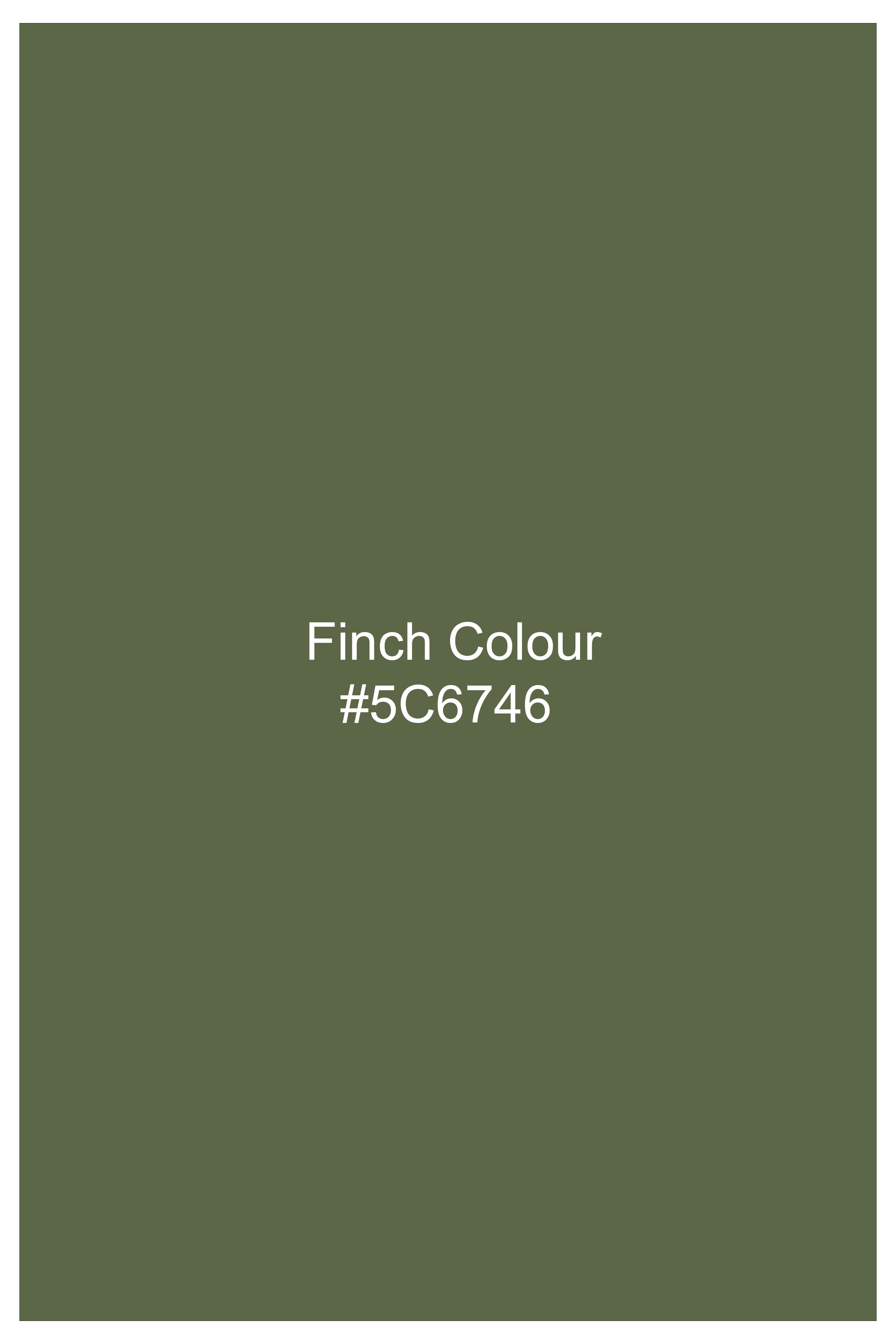 Verdure-Finch Green Solid Tweed Cross Placket Bandhgala Blazer