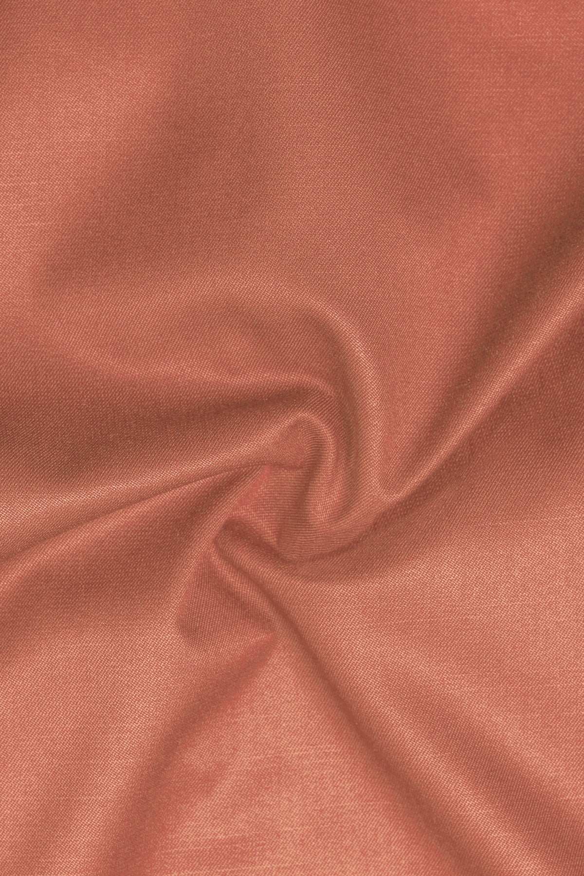 Spiced Sunset-Salmon Orange Solid Wool Rich Slight Stretch Tuxedo Blazer
