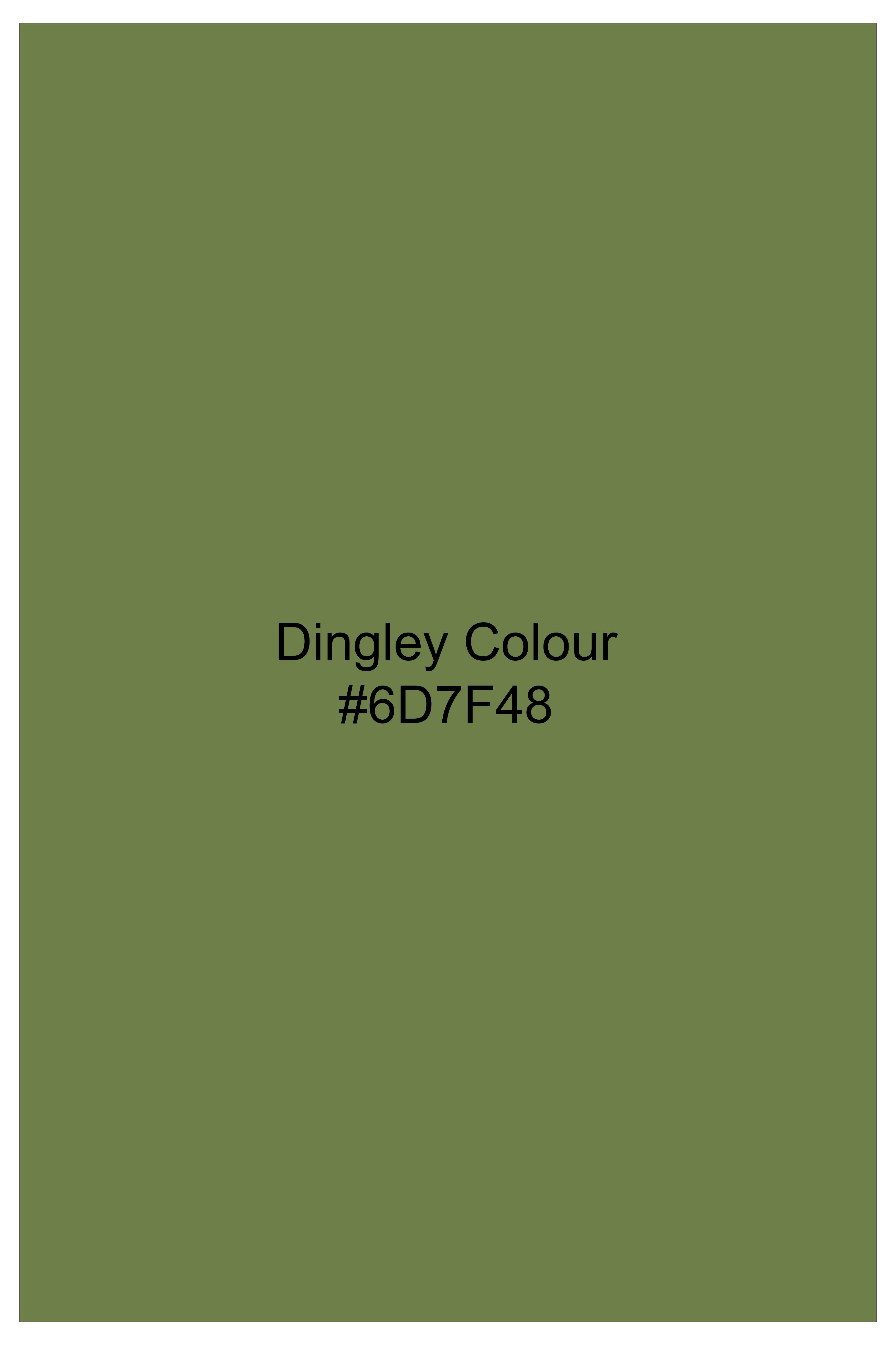Sage Regal-Dingley Green Solid Wool Rich Peak Lapel Tuxedo Slight Stretch Blazer