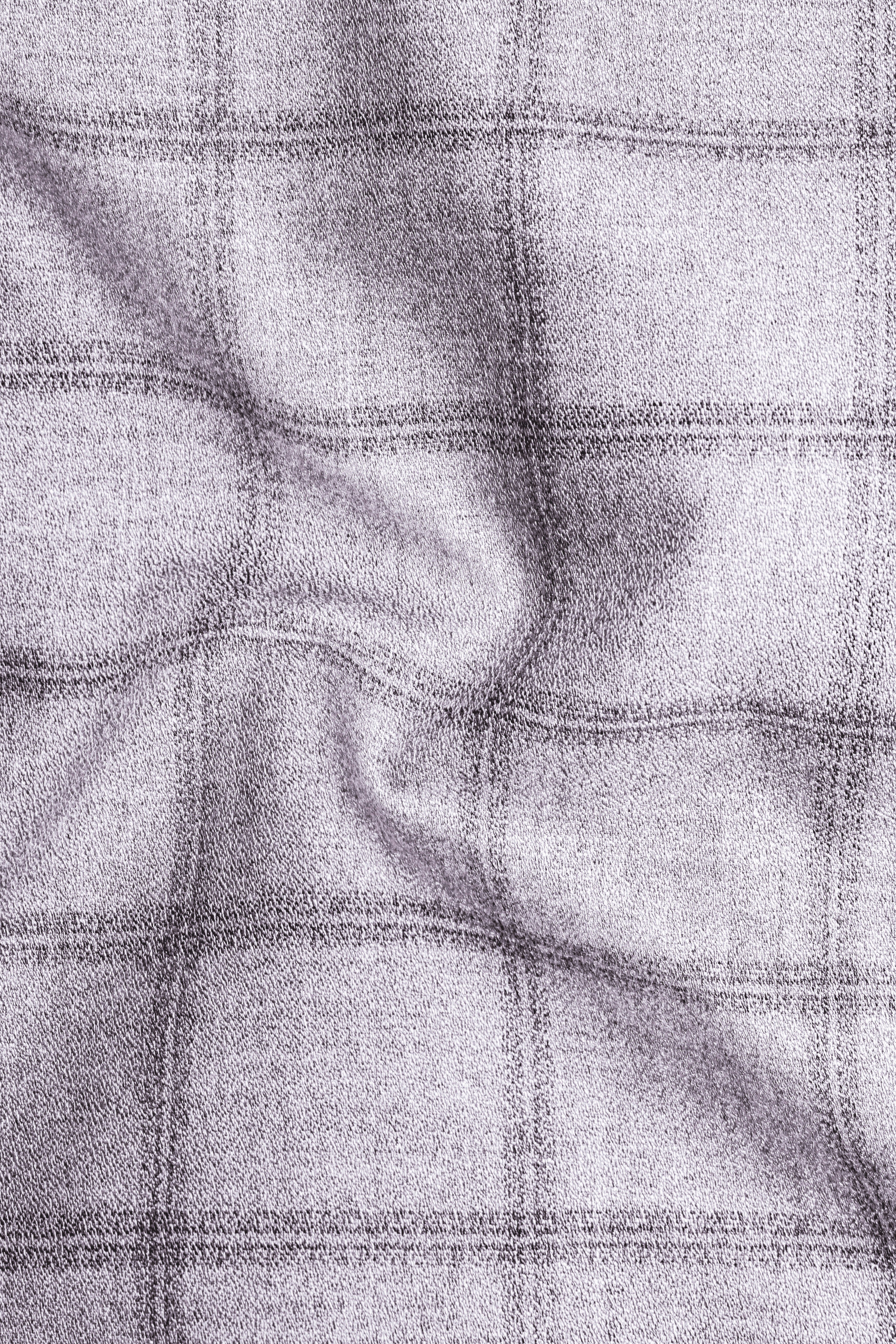 Trevane-Concord Gray Plaid Wool Rich Single Breasted Blazer