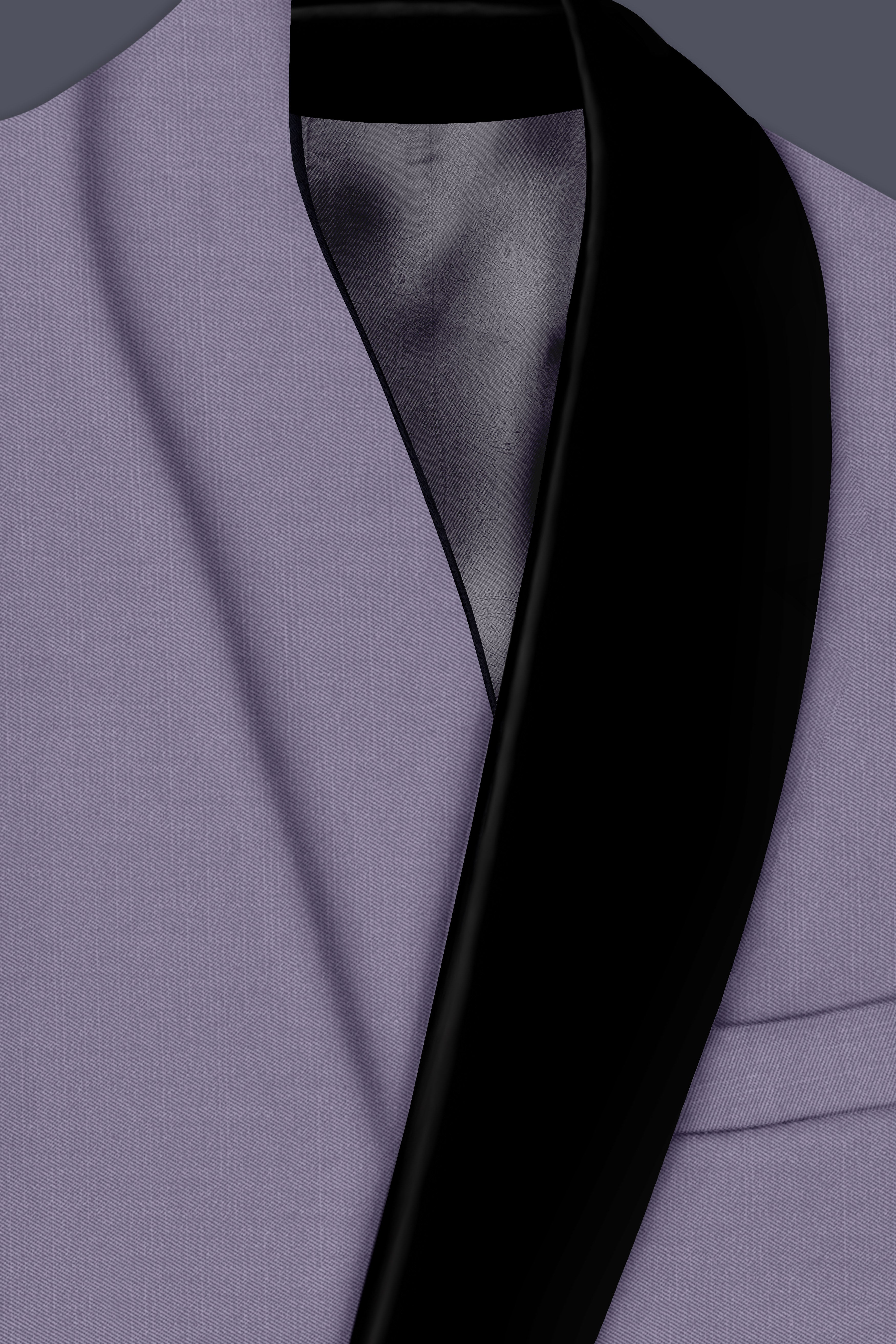 Roylen-Mountbatten Purple Wool Rich Tuxedo Slight Stretch Blazer