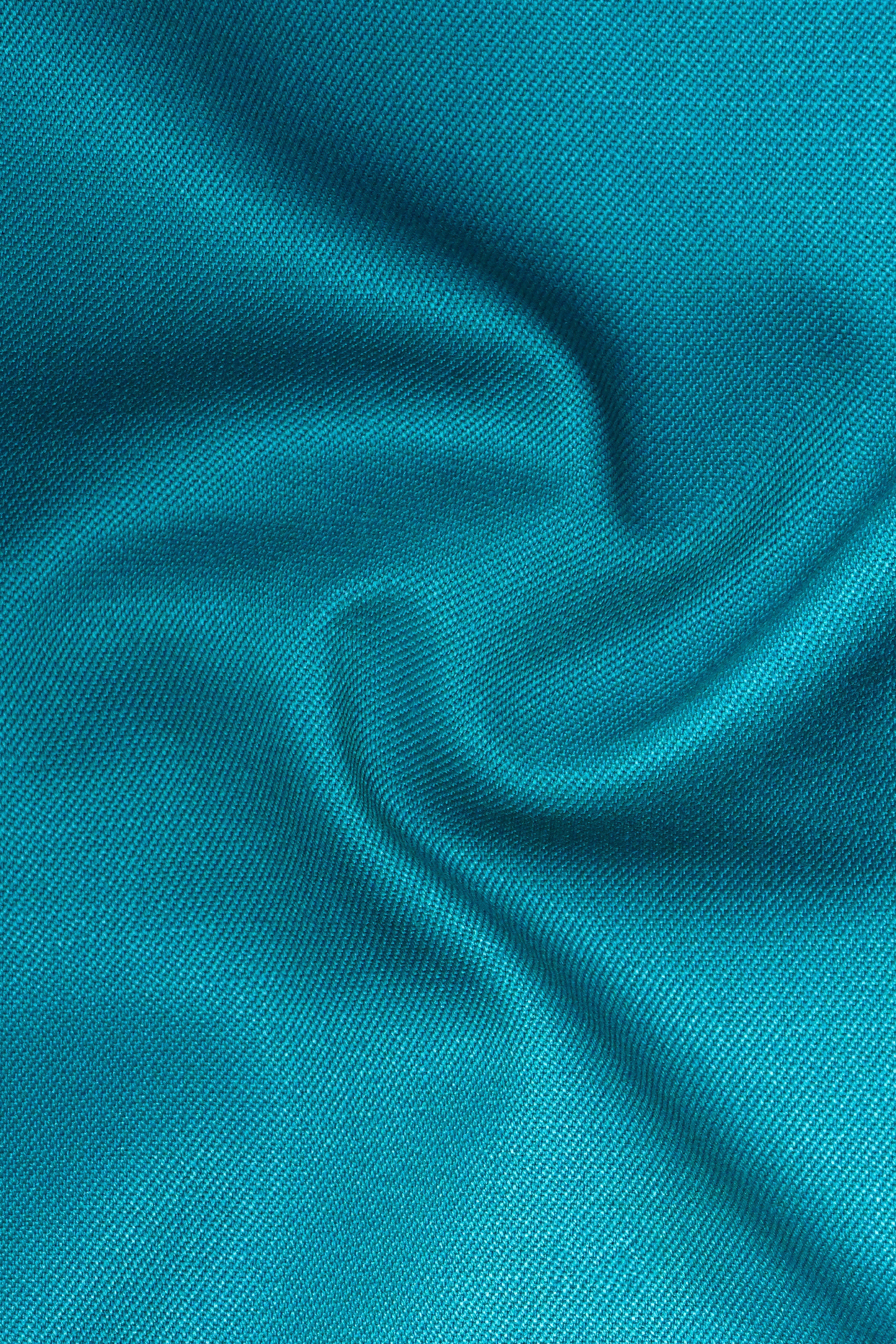 Zephir-Surfie Green Wool Rich Peak Lapel Tuxedo Slight Stretch Blazer