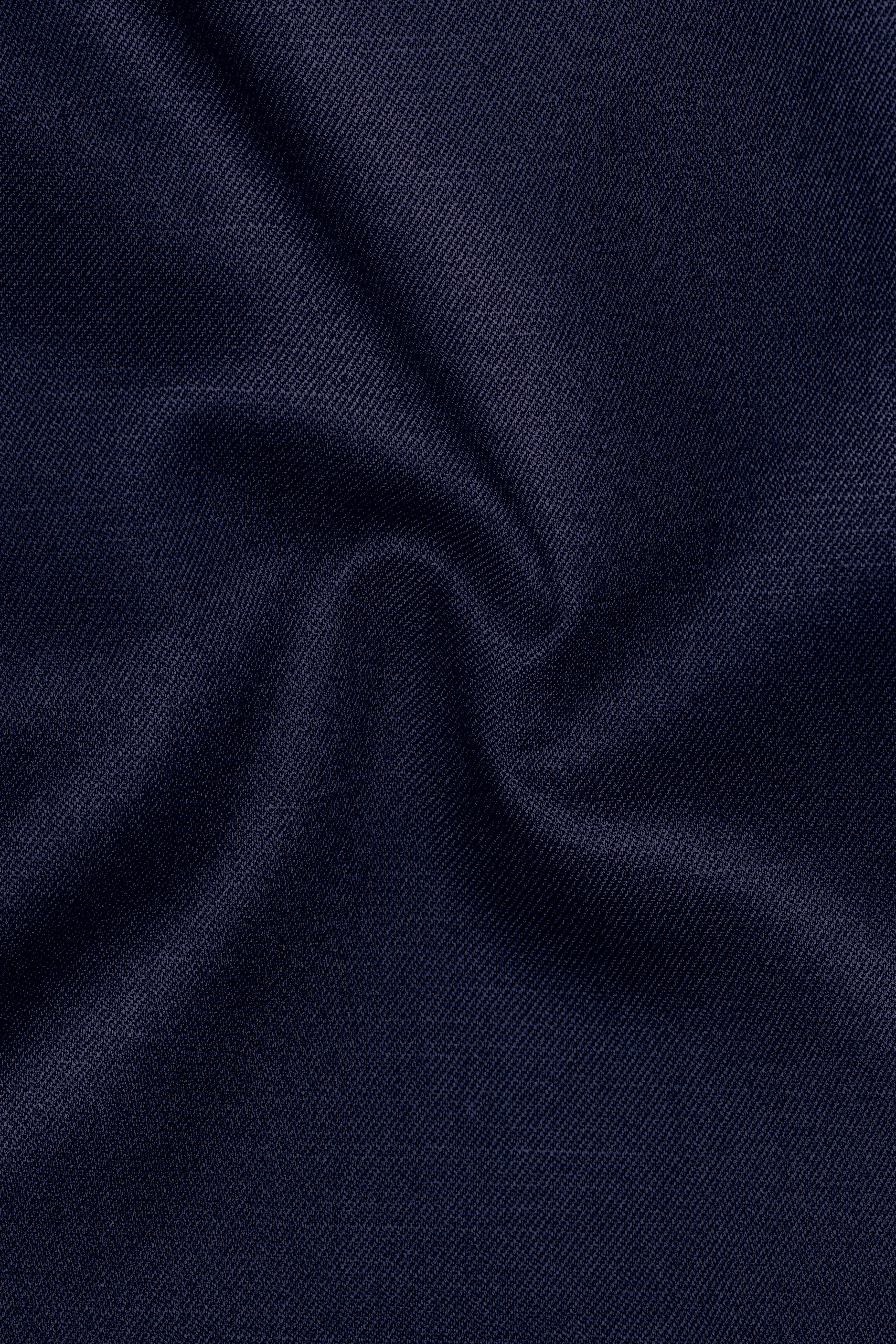 Azurion-Royal Blue Wool Rich Bandhgala Blazer