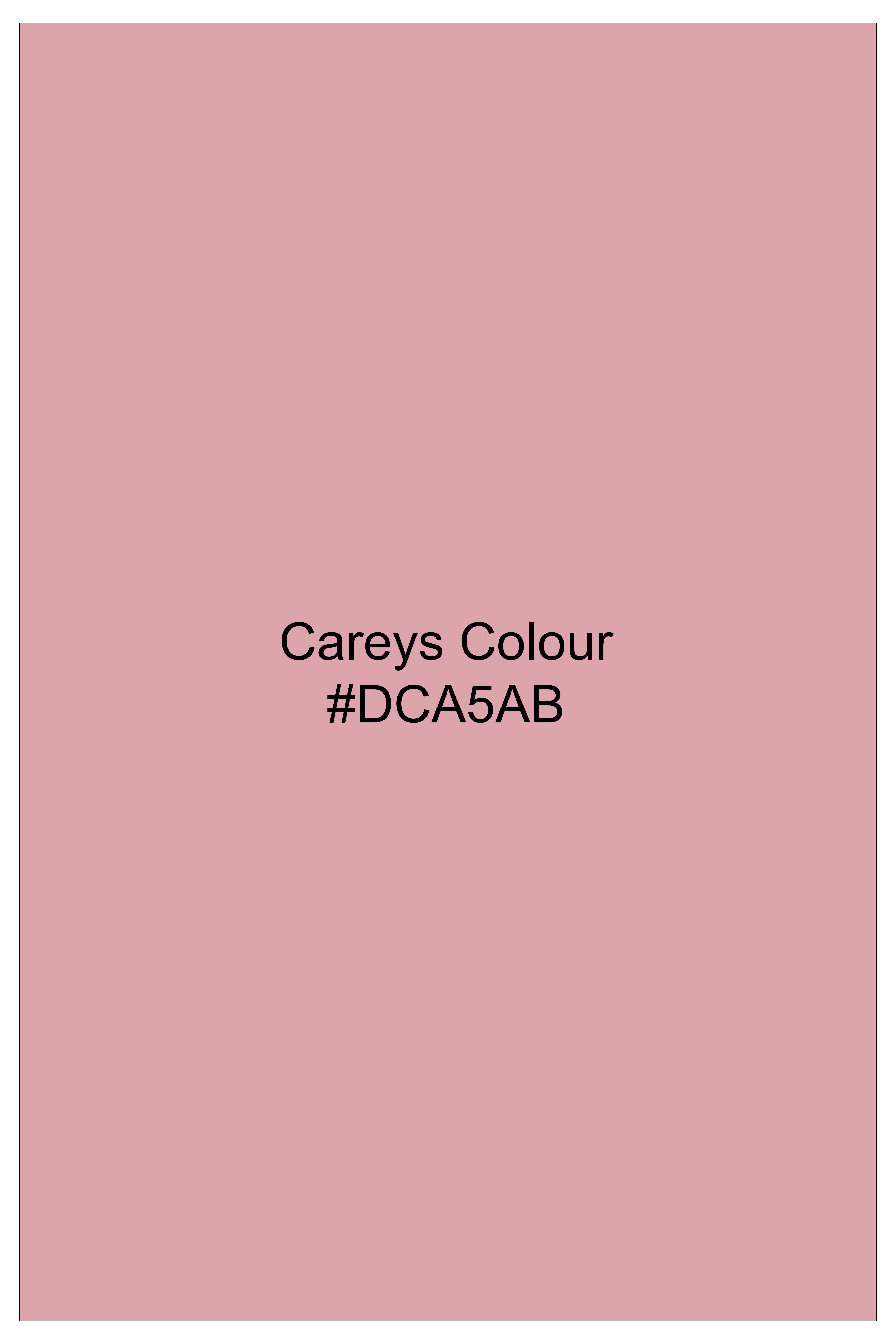 Rosivell-Careys Pink Velvet Peak Lapel Tuxedo Blazer