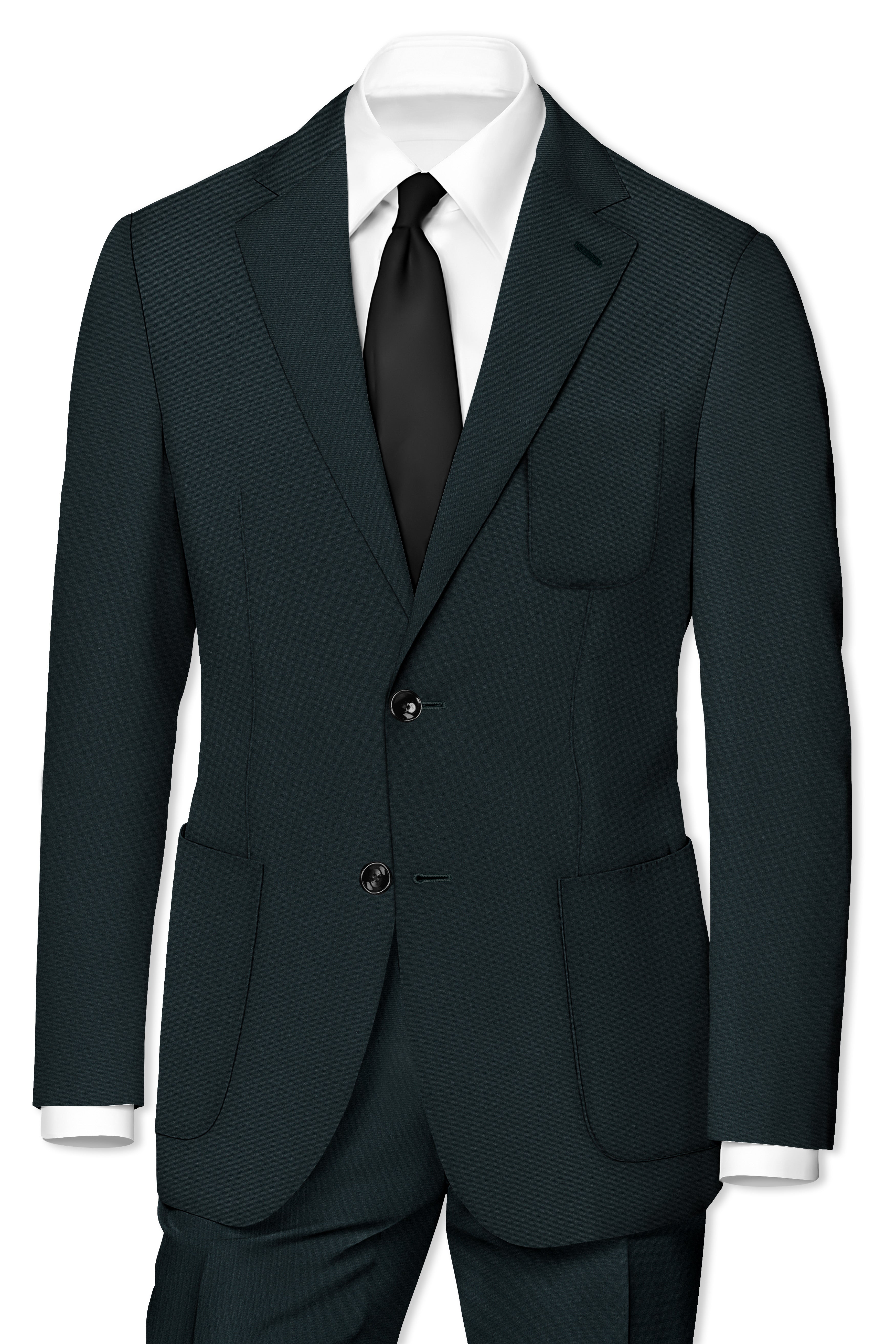 Virion-Aztec Green Premium Cotton Single Breasted Sports Blazer