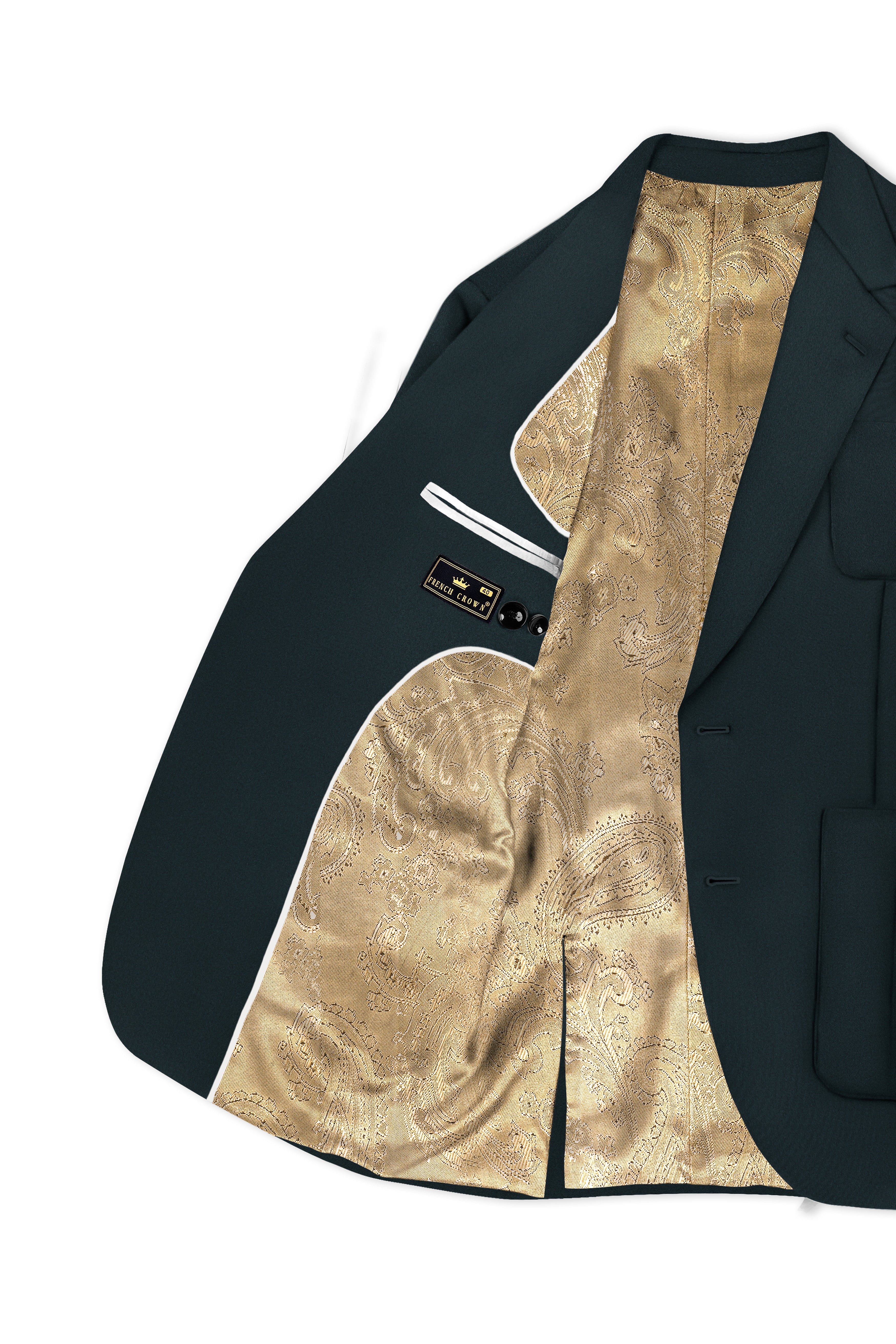 Virion-Aztec Green Premium Cotton Single Breasted Sports Blazer