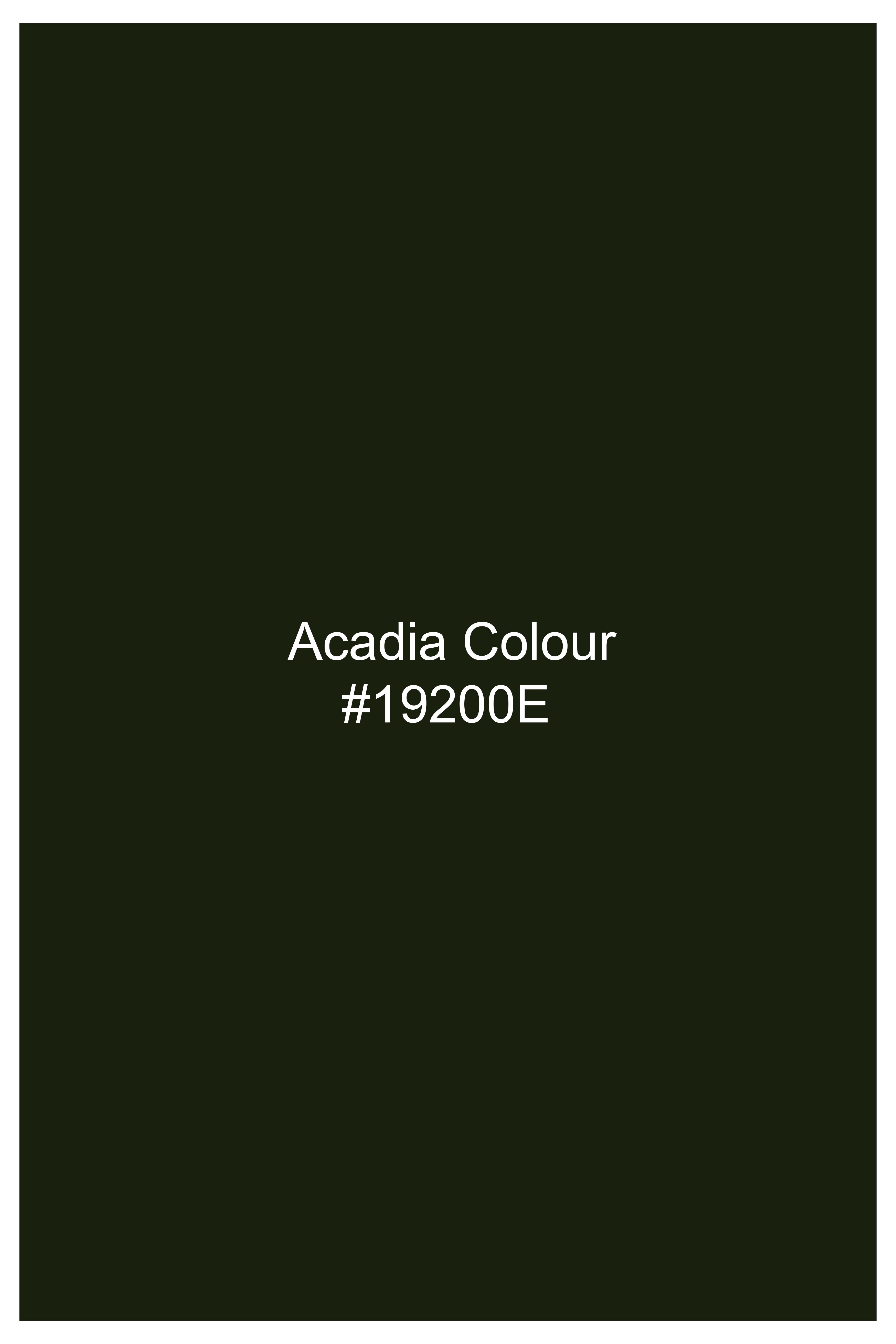 Velcadia-Acadia Green Velvet Peak Lapel Tuxedo Blazer