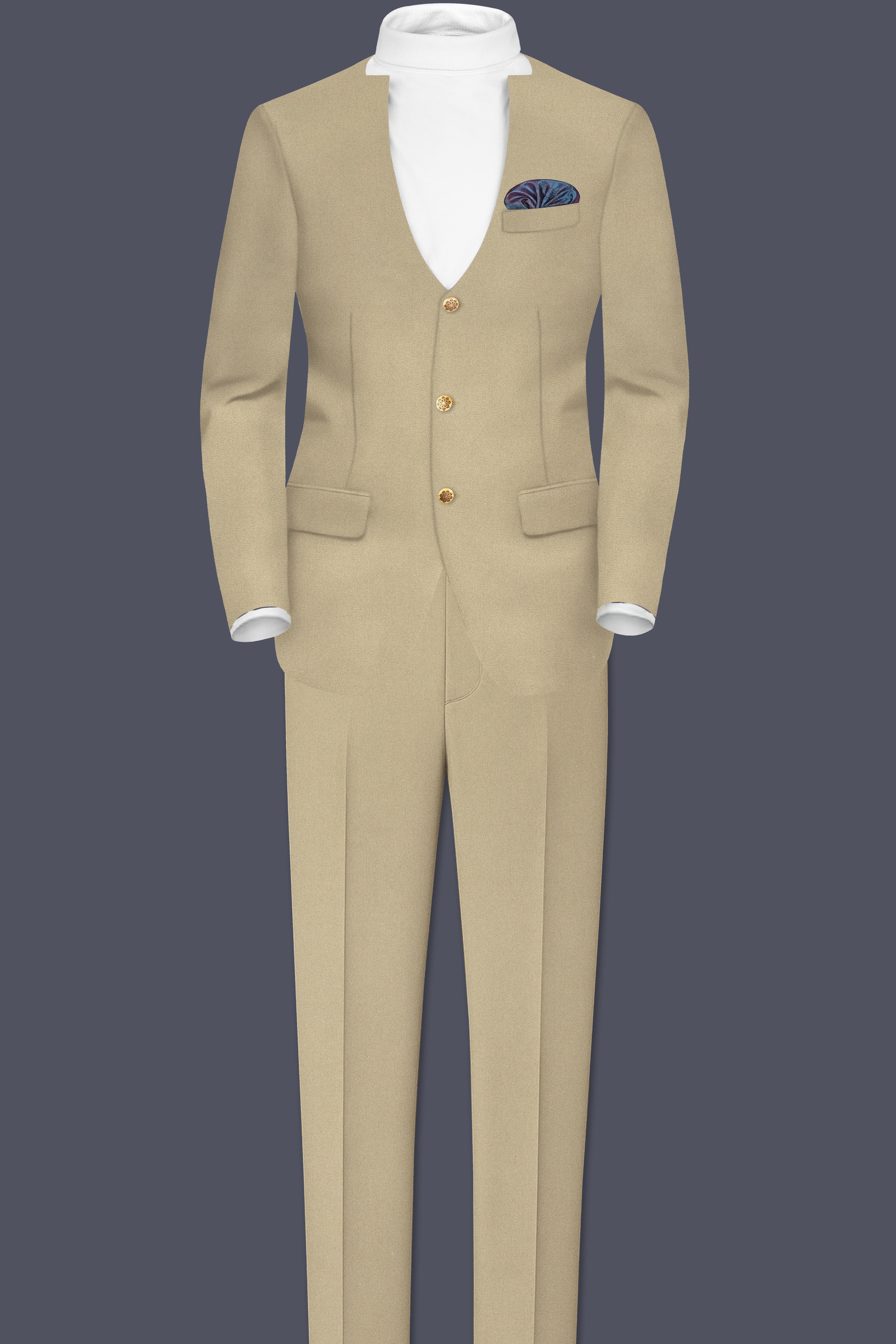 Arovian-Arrowtown Brown Wool Rich Designer Blazer