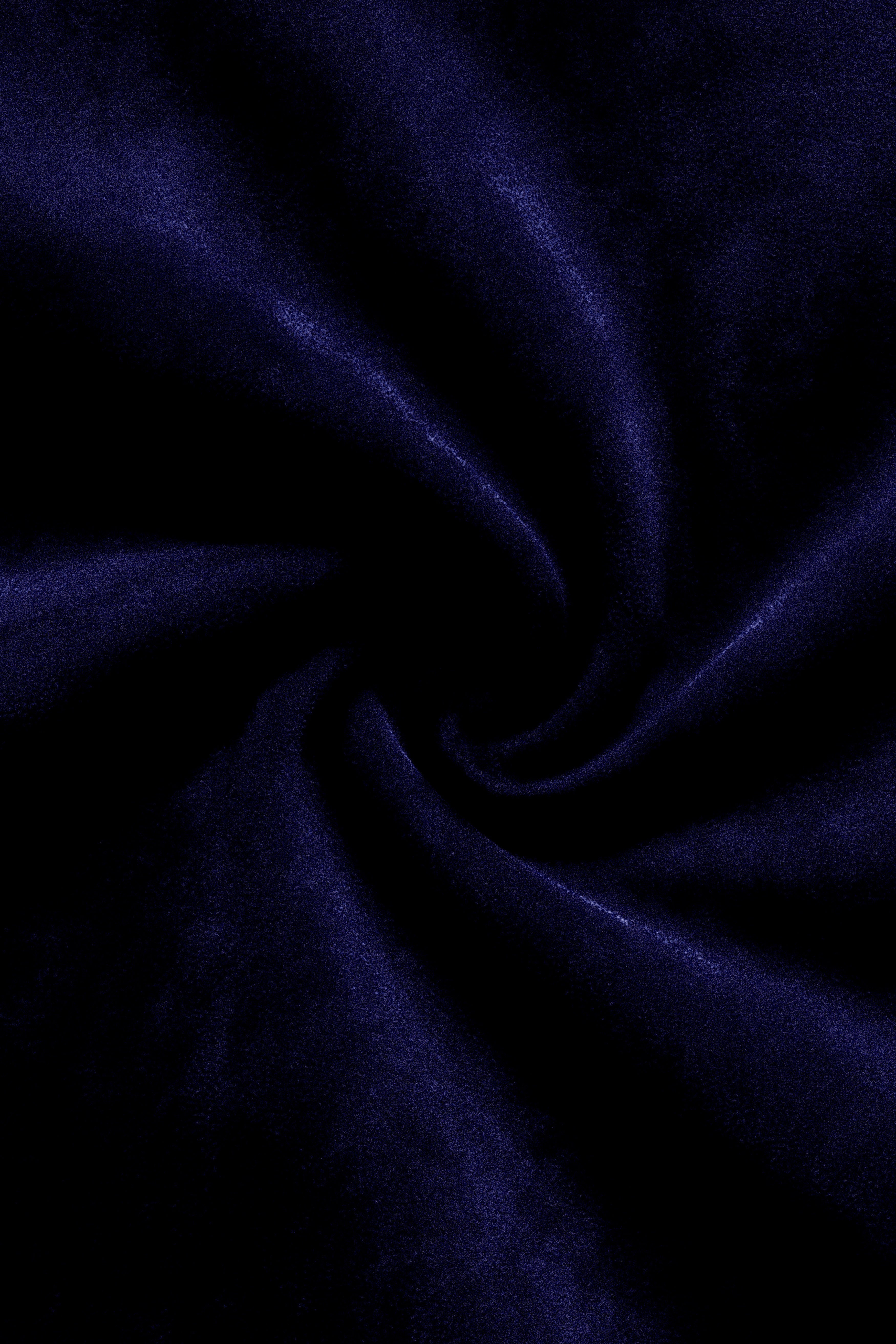 Aether-Stratos Blue Velvet Peak Lapel Tuxedo Blazer