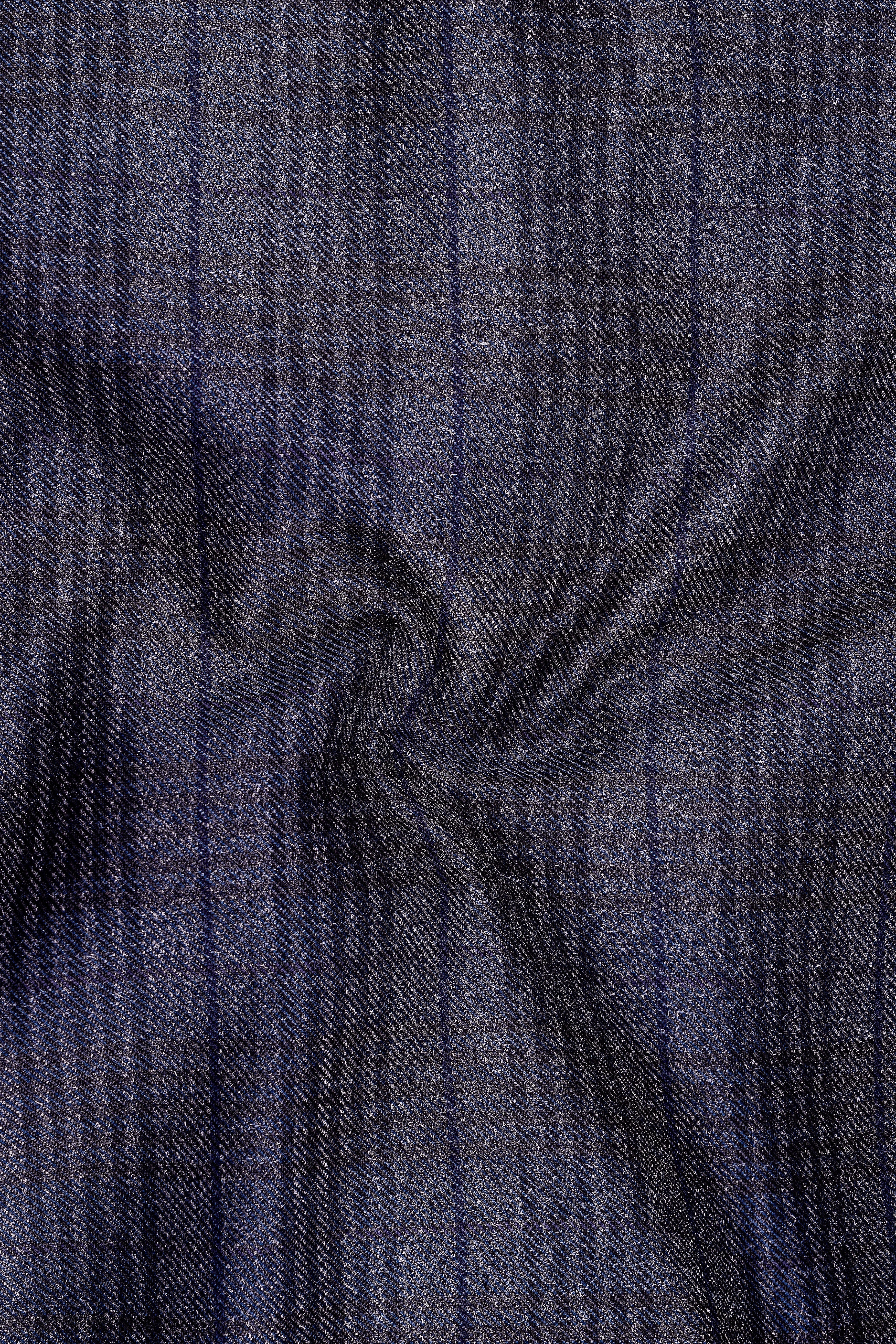 Horizon-Martinique Blue windowpane Tweed Double Breasted Blazers