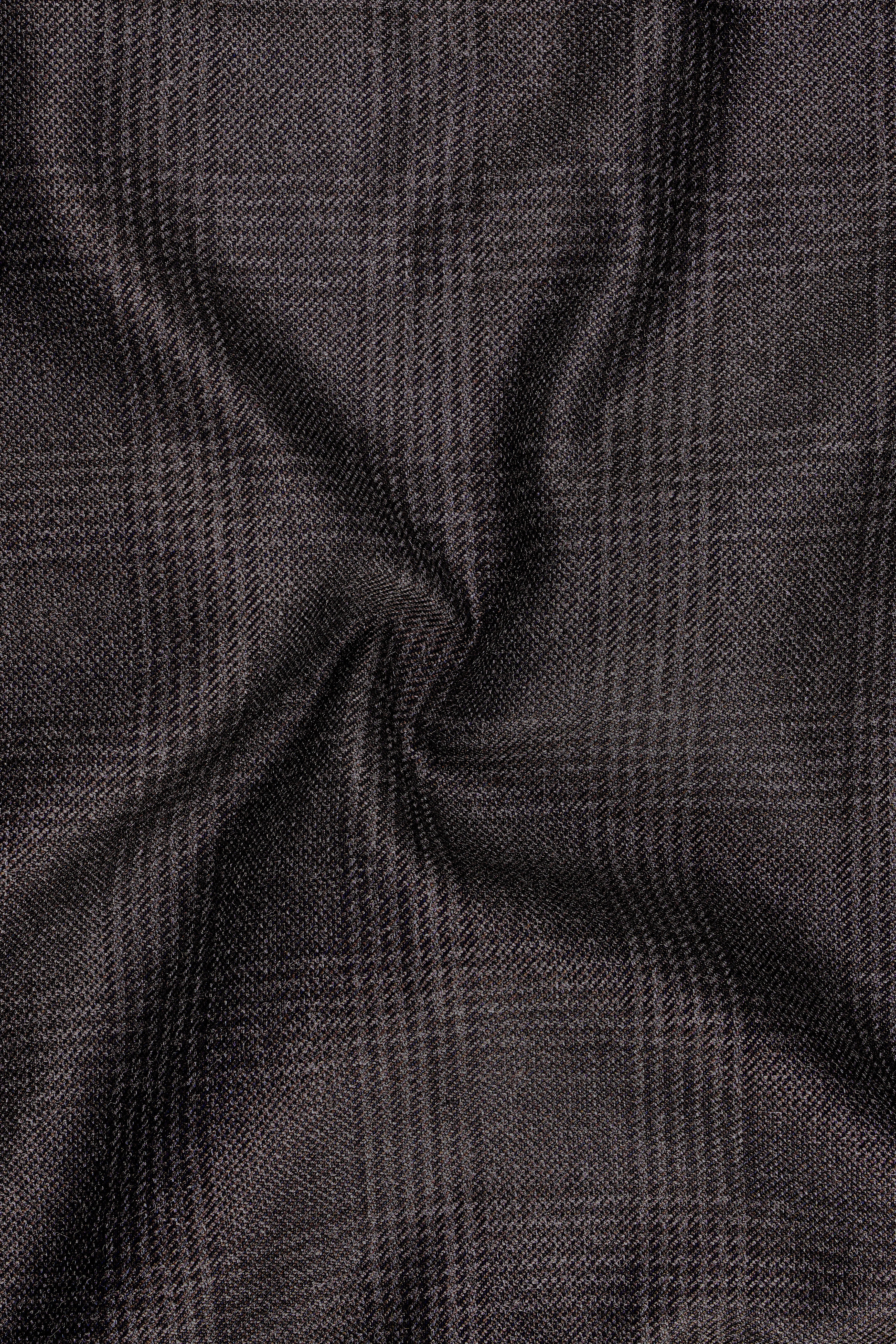 Bruno-Chicago Brown Wales Plaid Tweed Single Breasted Sports Blazers