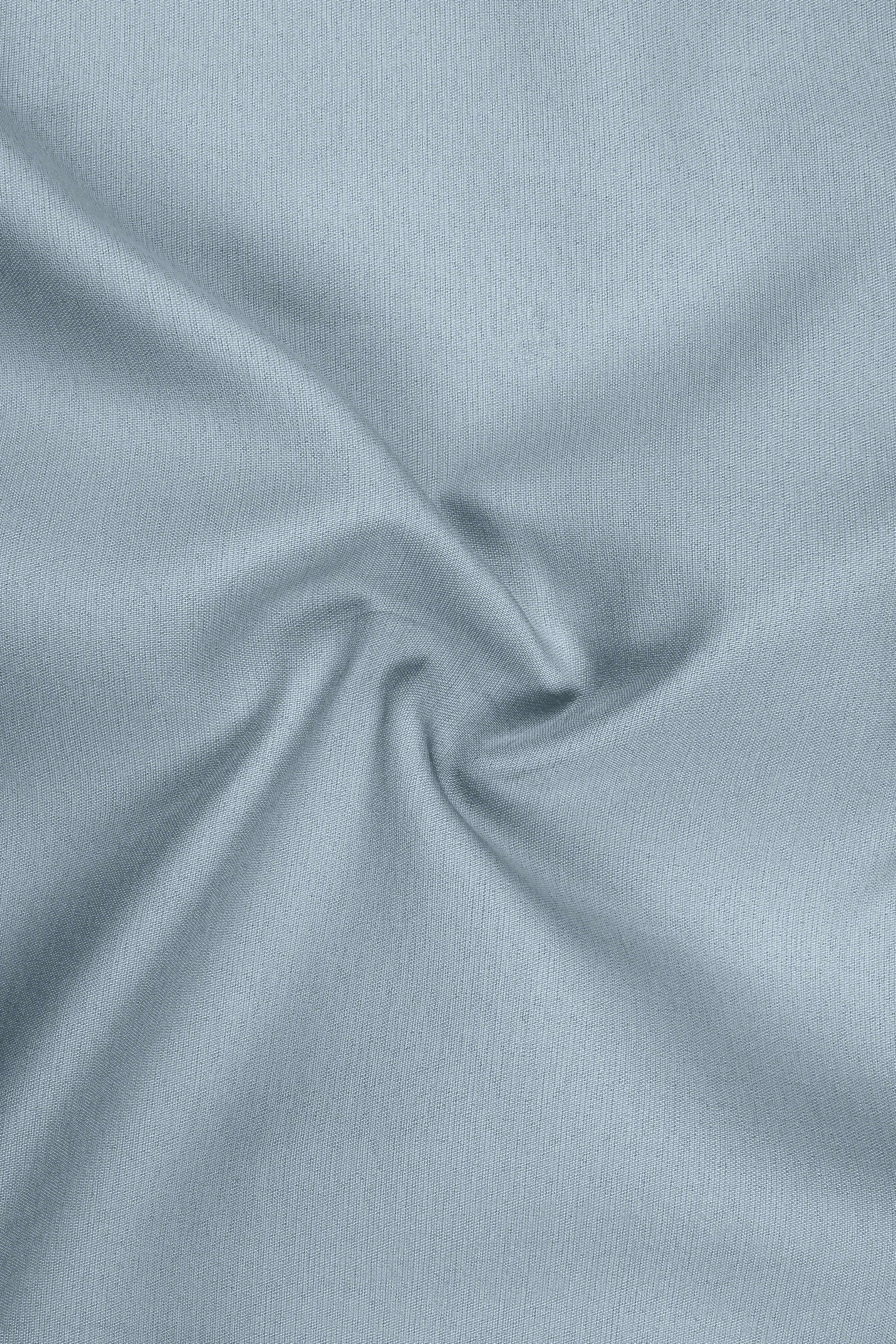 Pewter-Korean Chateau gray 4-Way Stretch Wrinkle-Free Wool Rich Double Breasted Blazer