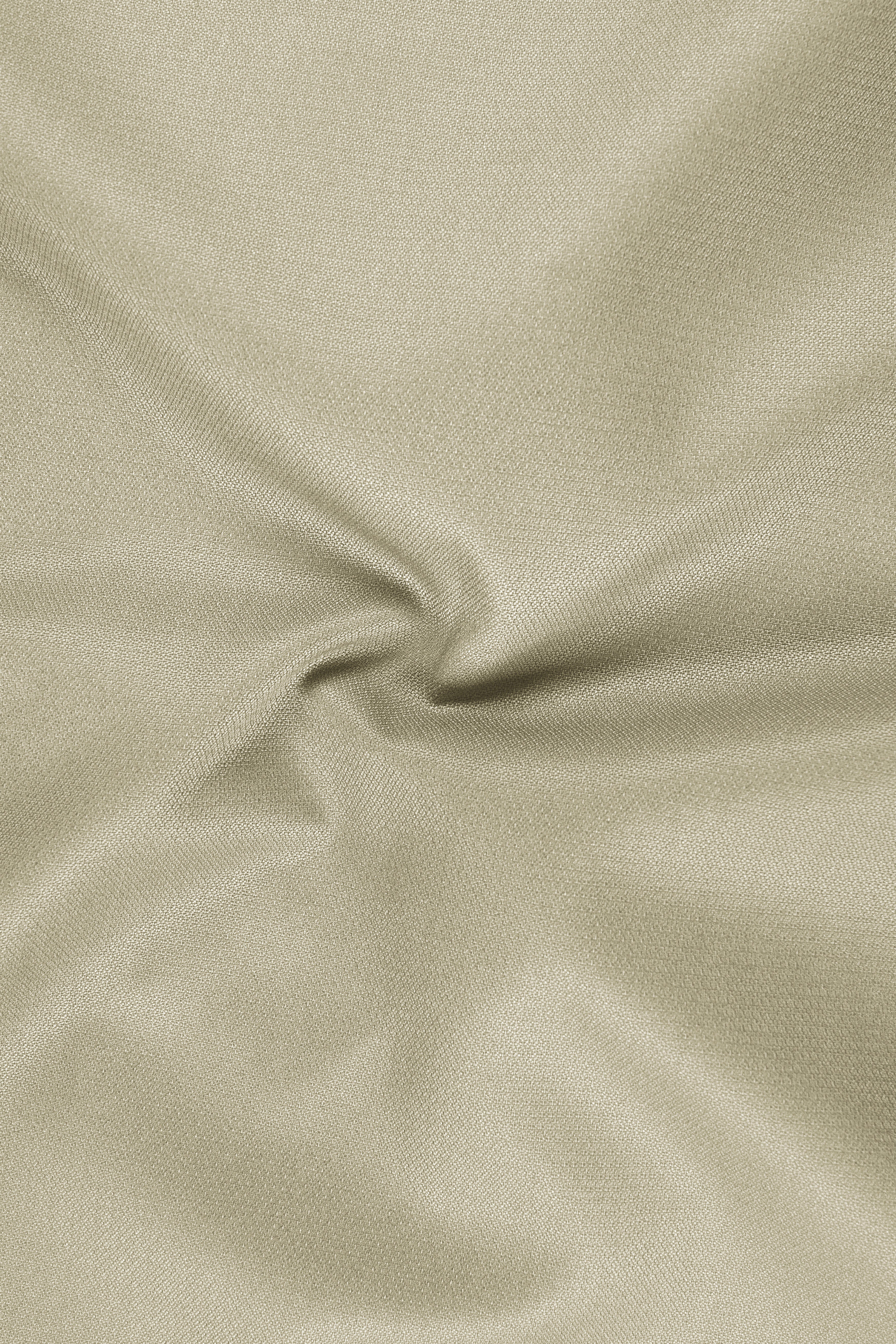 Cedar-Tallow Green Diamond Textured Wool Rich Slight Stretch Double Breasted Blazer