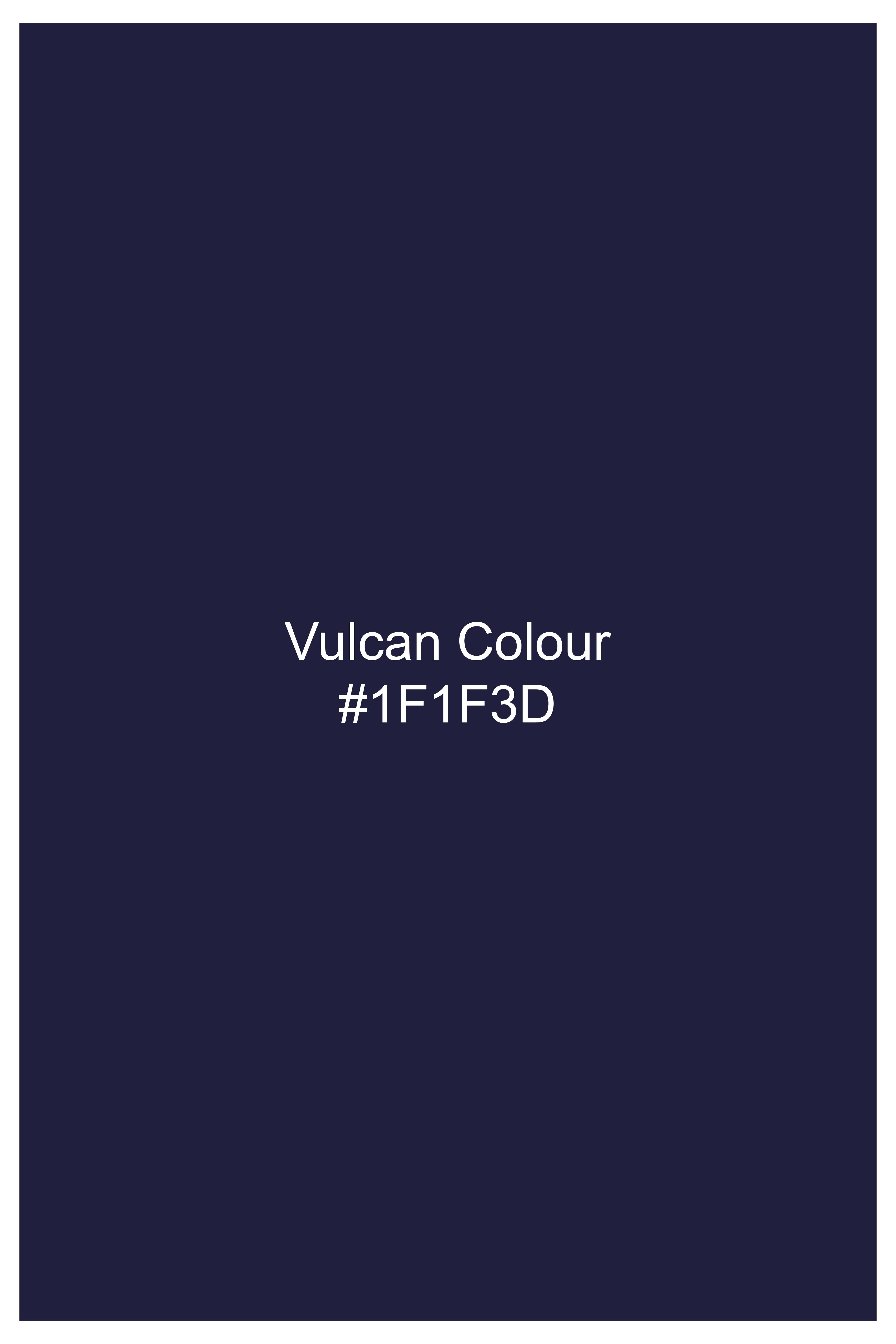 Orion-Vulcan Blue Diamond Textured Wool Rich Slight Stretch Double Breasted Blazer
