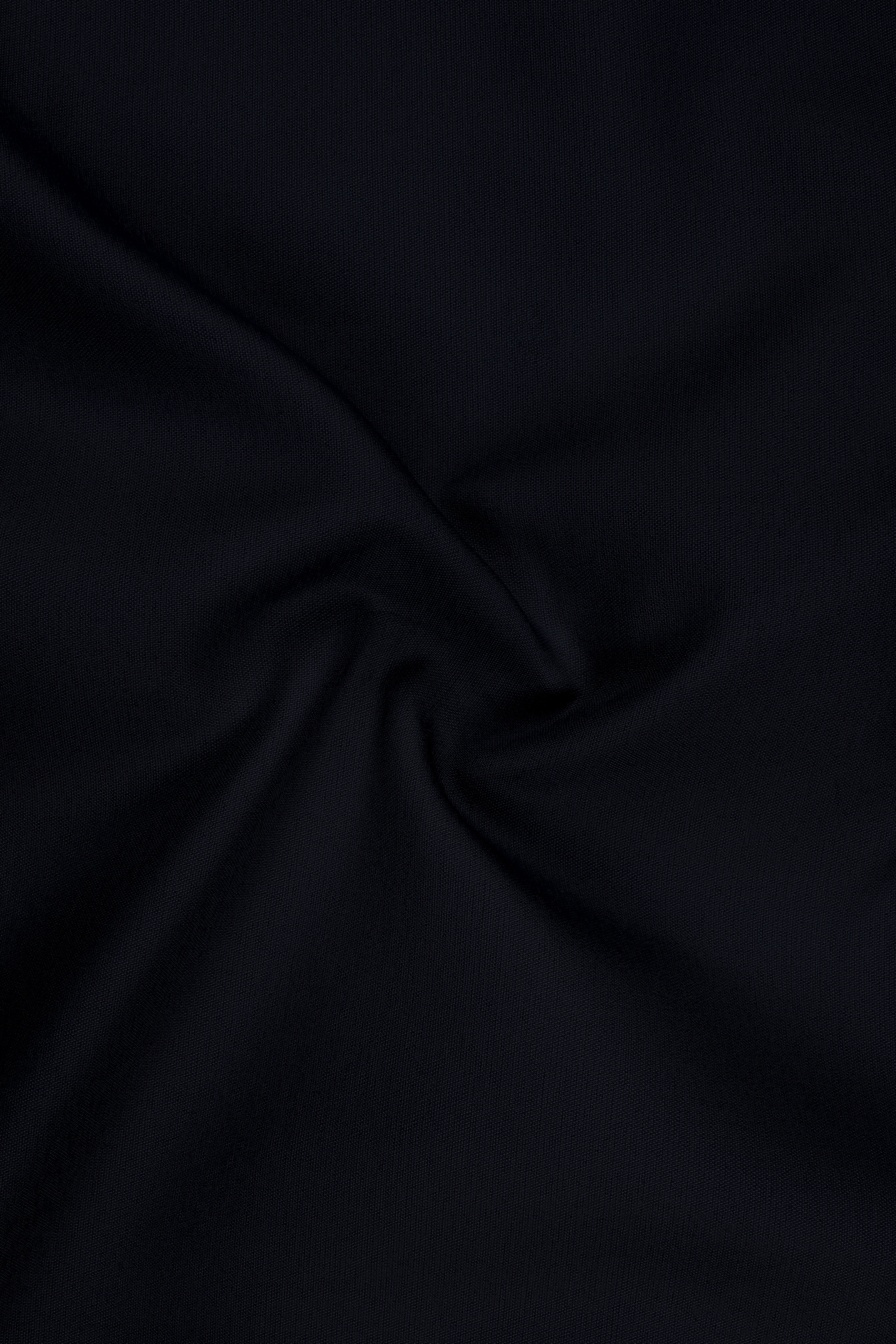 Nero-Korean Tealish Navy 4-Way Stretch Wrinkle-Free Wool Rich Single Breasted Blazer