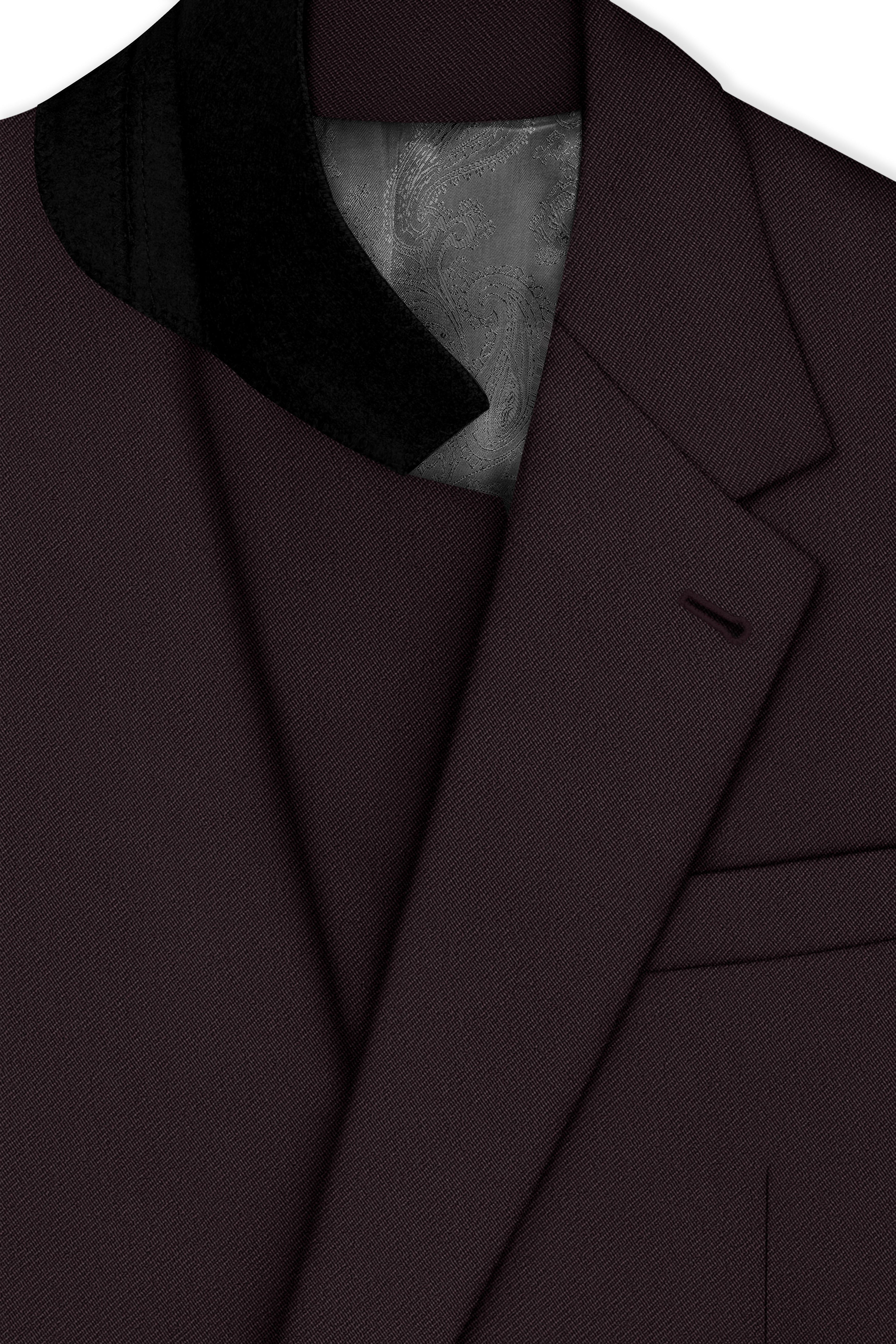 Bristol-Eclipse Brown Wool Rich Slight Stretch Single Breasted Blazer